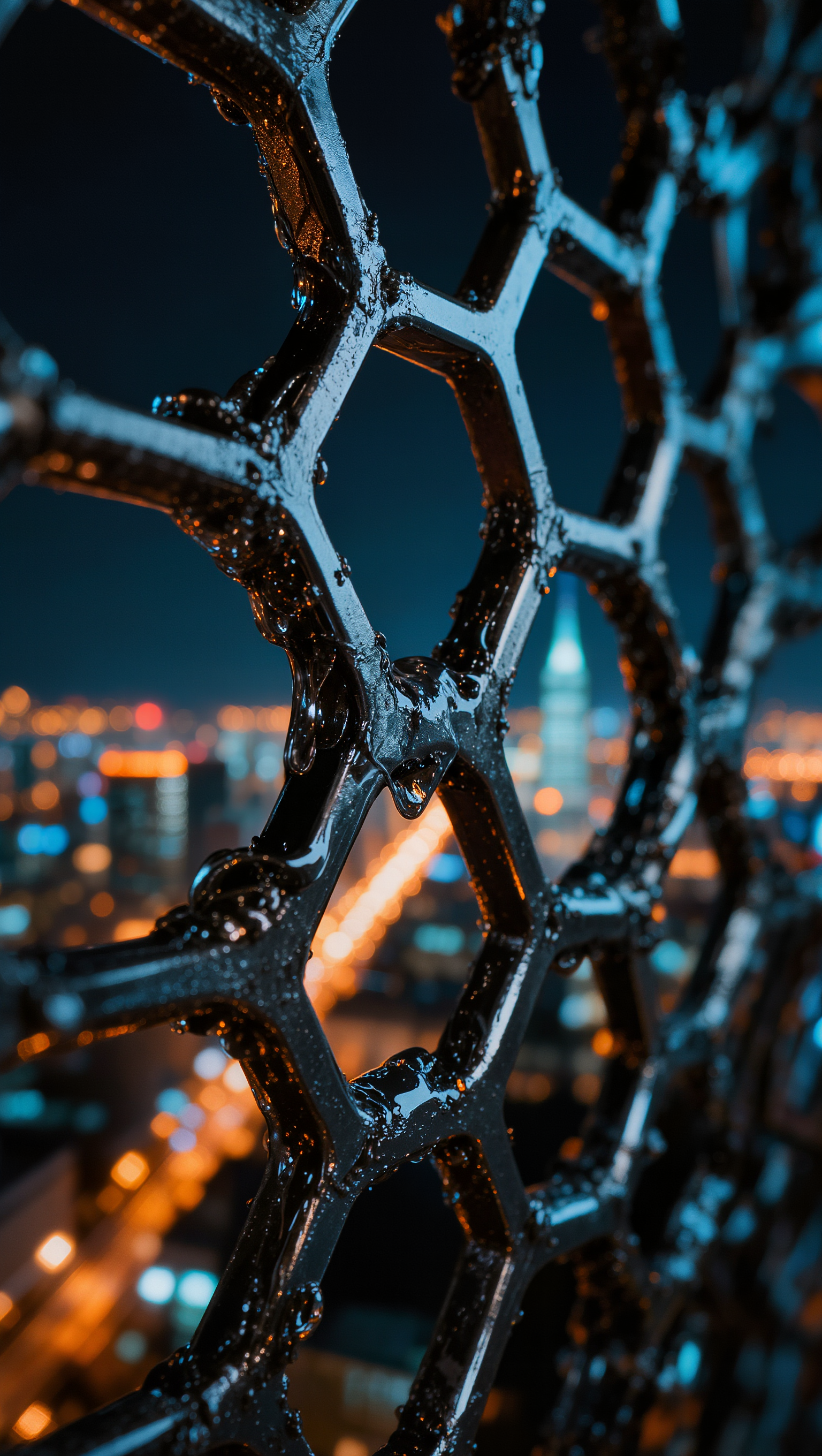 Kling AI work 310629706611417 - hexagonal lighting AI image