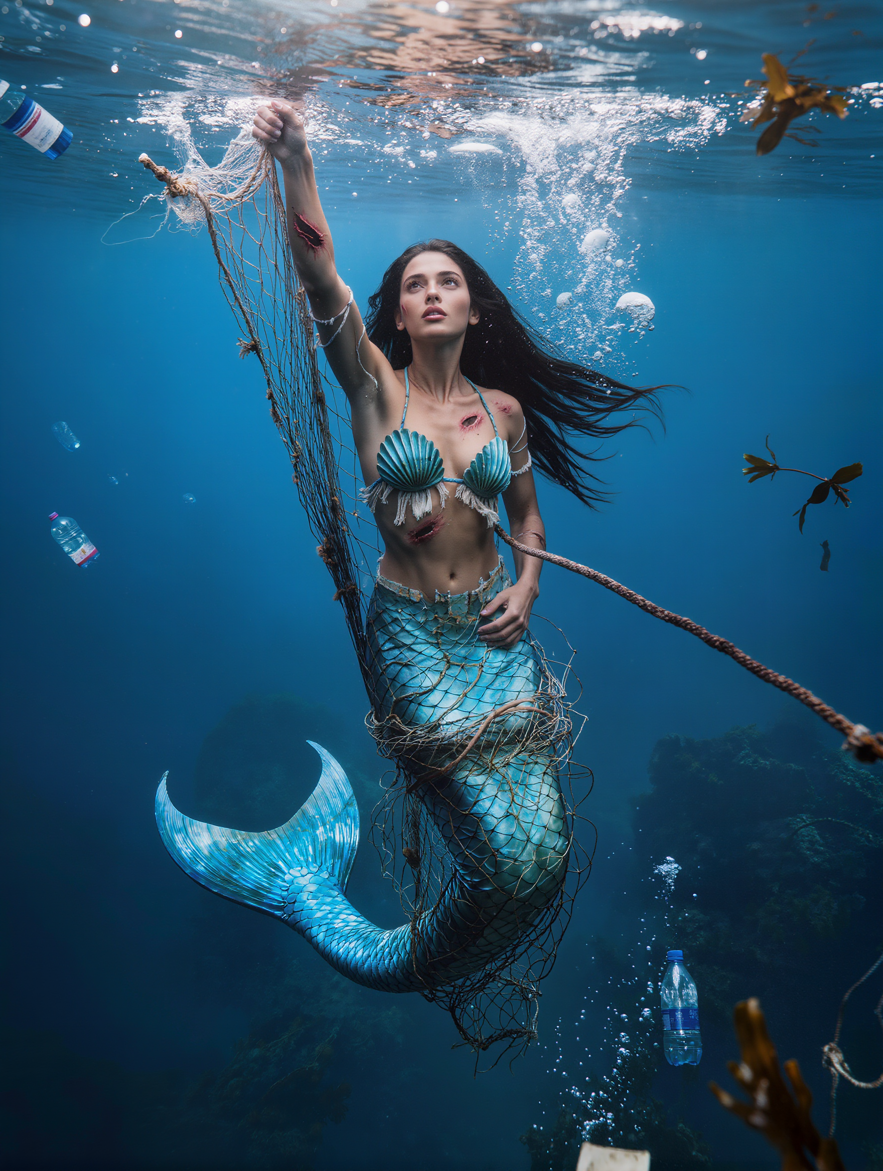 Kling AI work 311471430665077 - mermaid video AI image