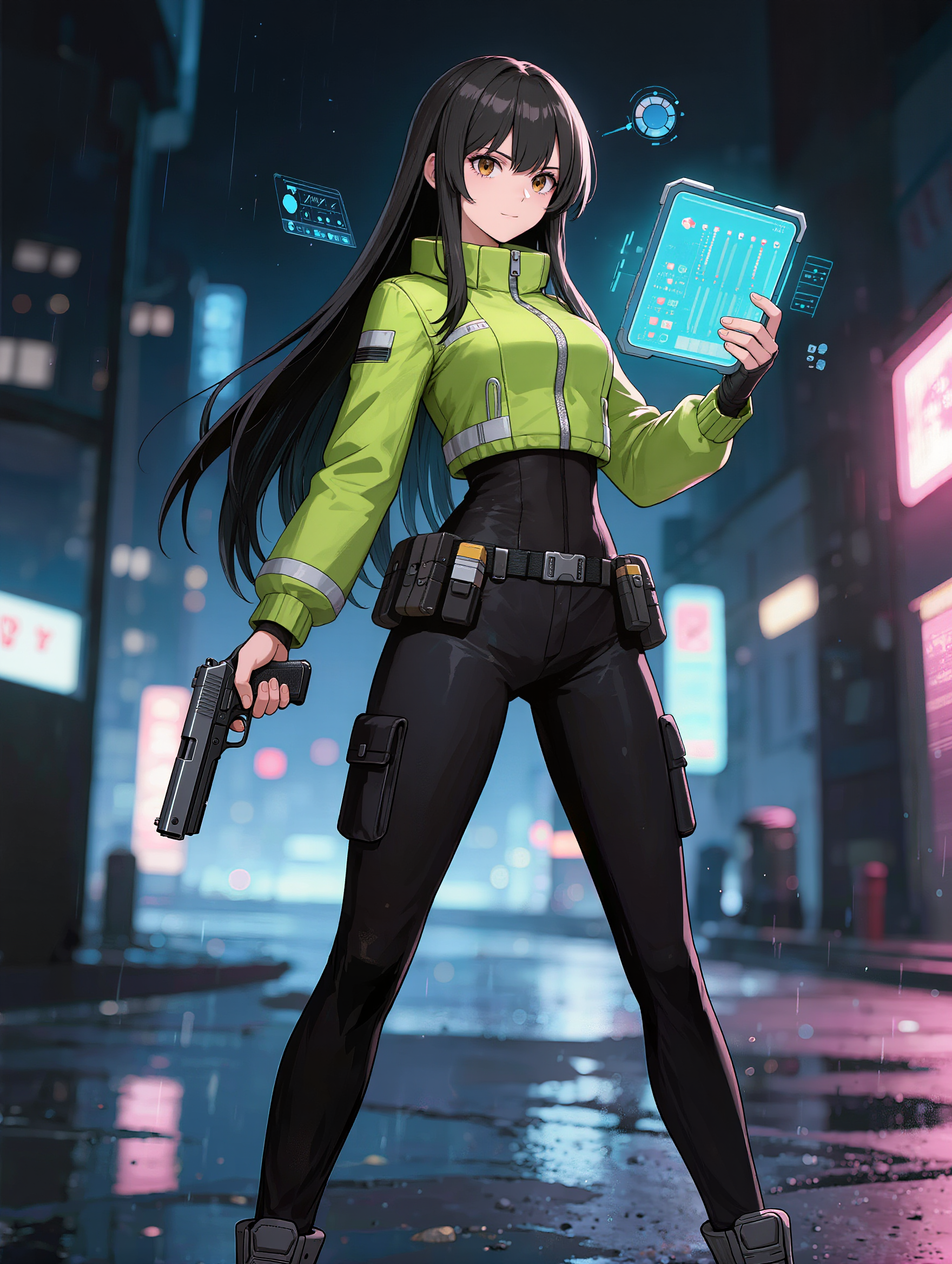Kling AI work 311516090610228 - animated girl AI image