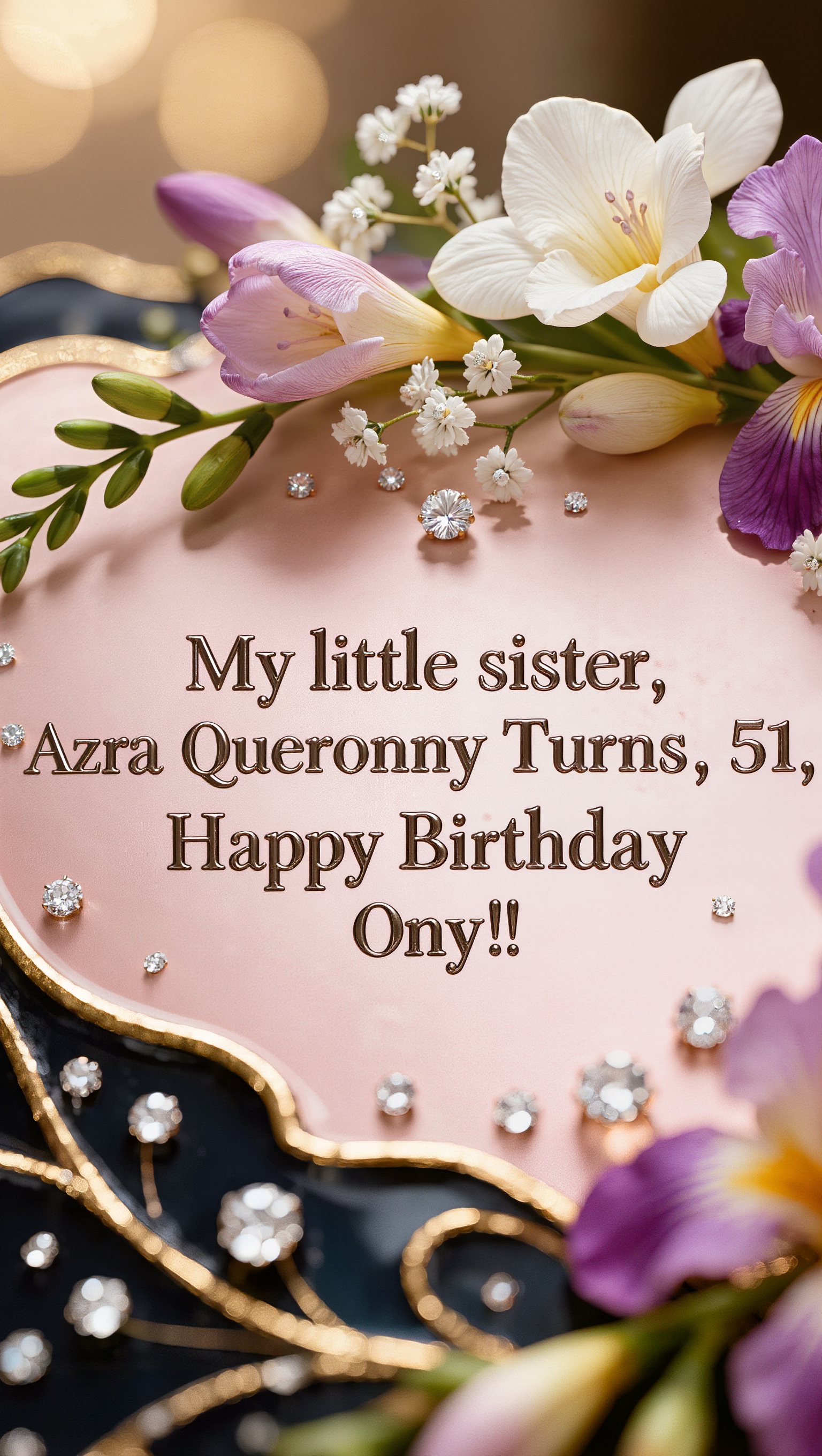 Kling AI work 311590300528056 - create birthday greeting card AI image