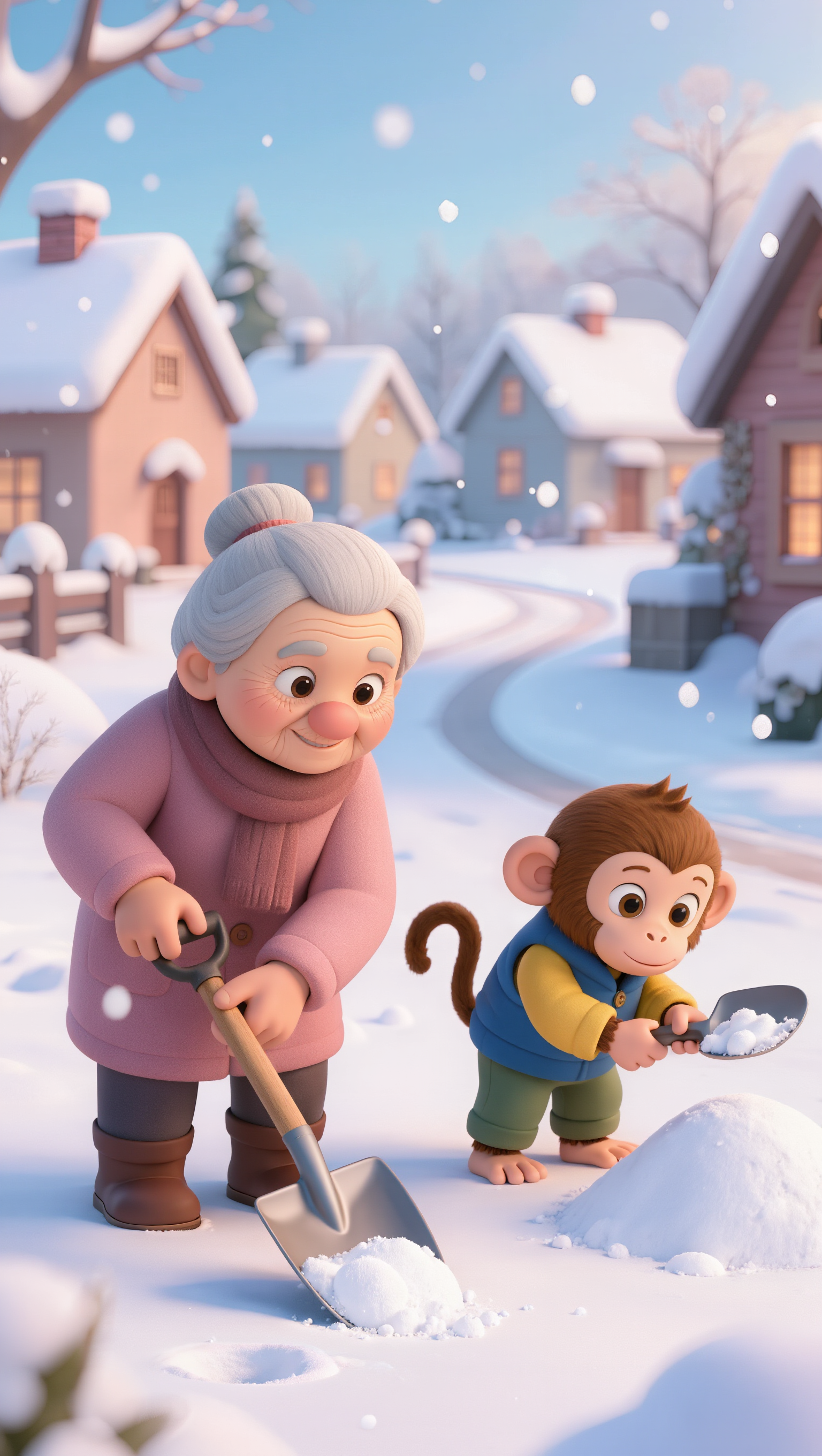 Kling AI work 311704084667130 - monkey style AI image