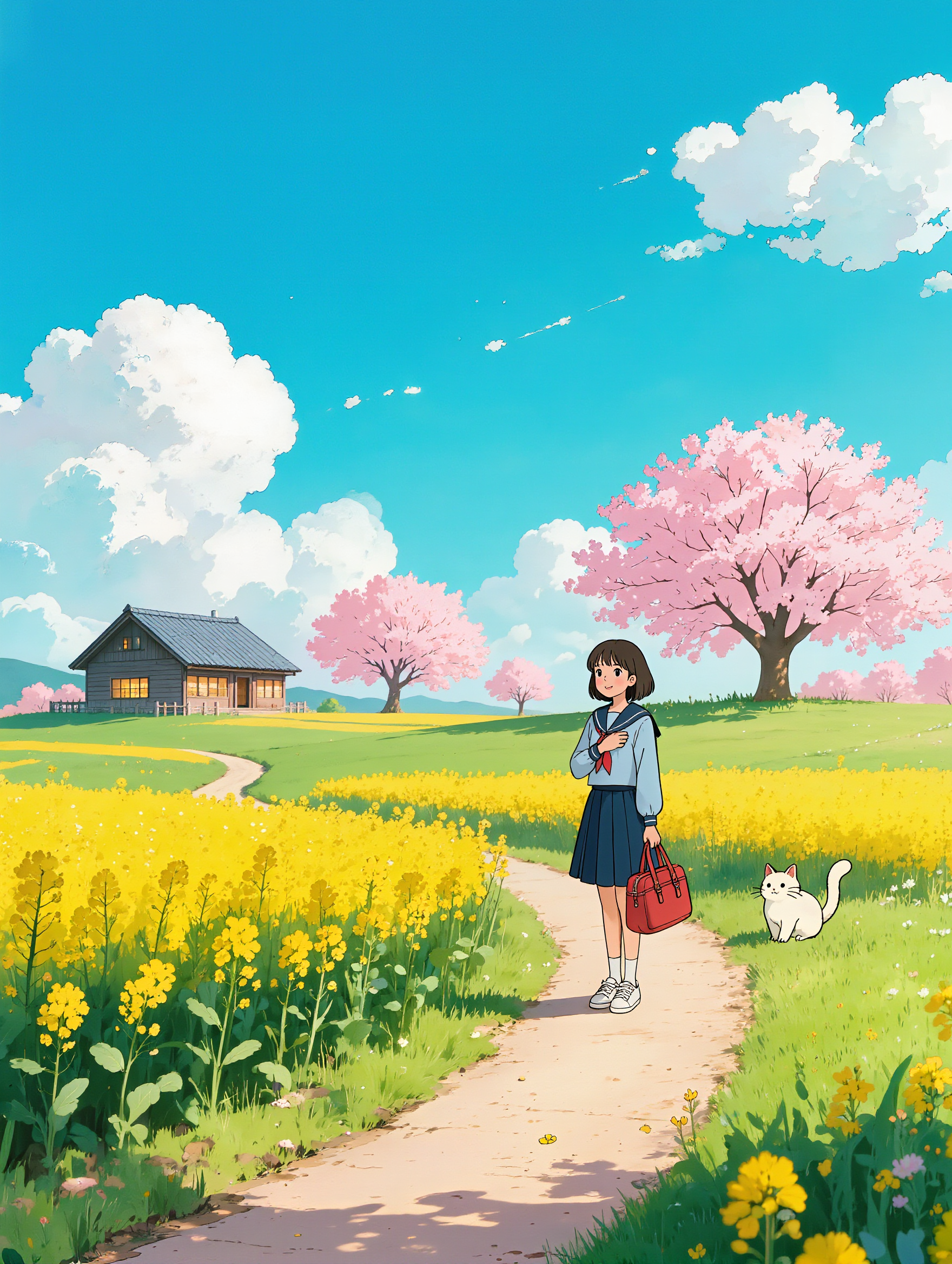 Kling AI work 312237191612177 - artbreeder ghibli AI image
