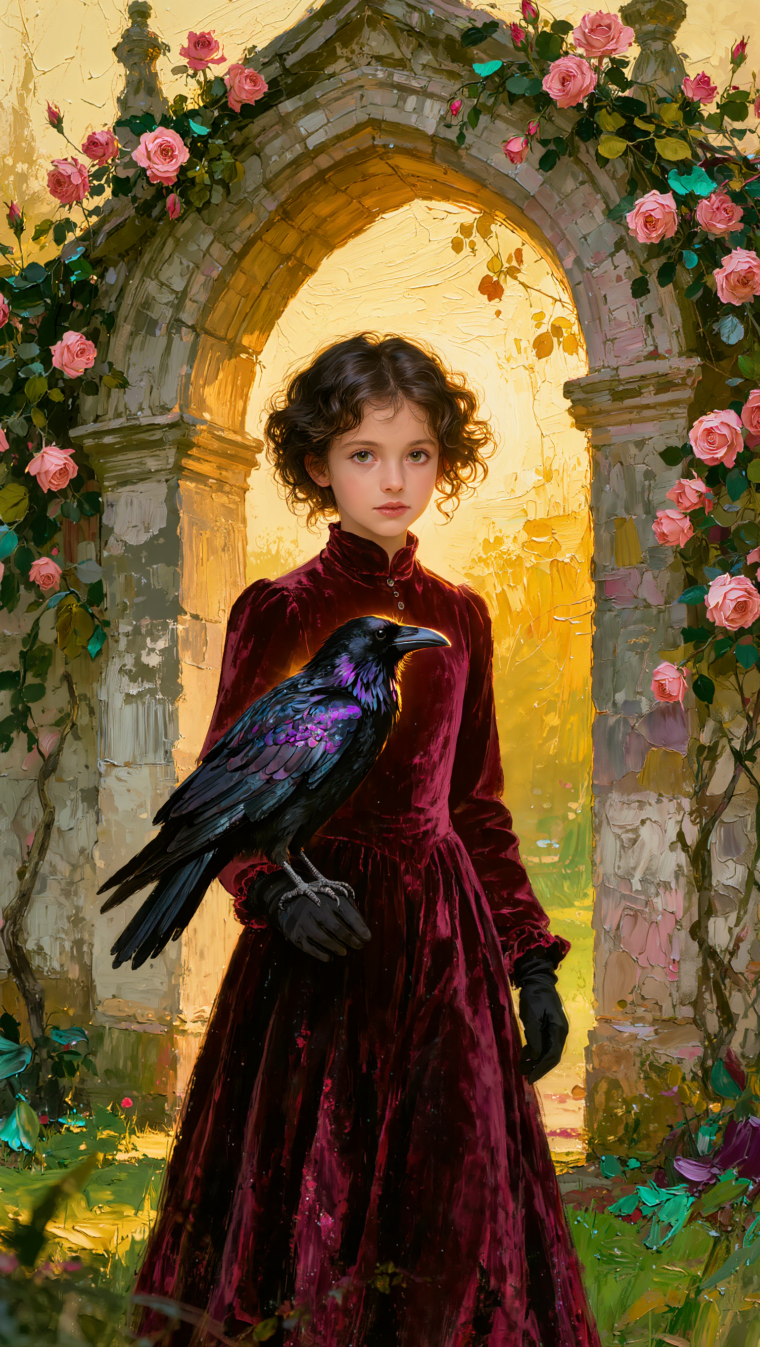 Kling AI work 312606711667114 - raven and rose tattoo AI image