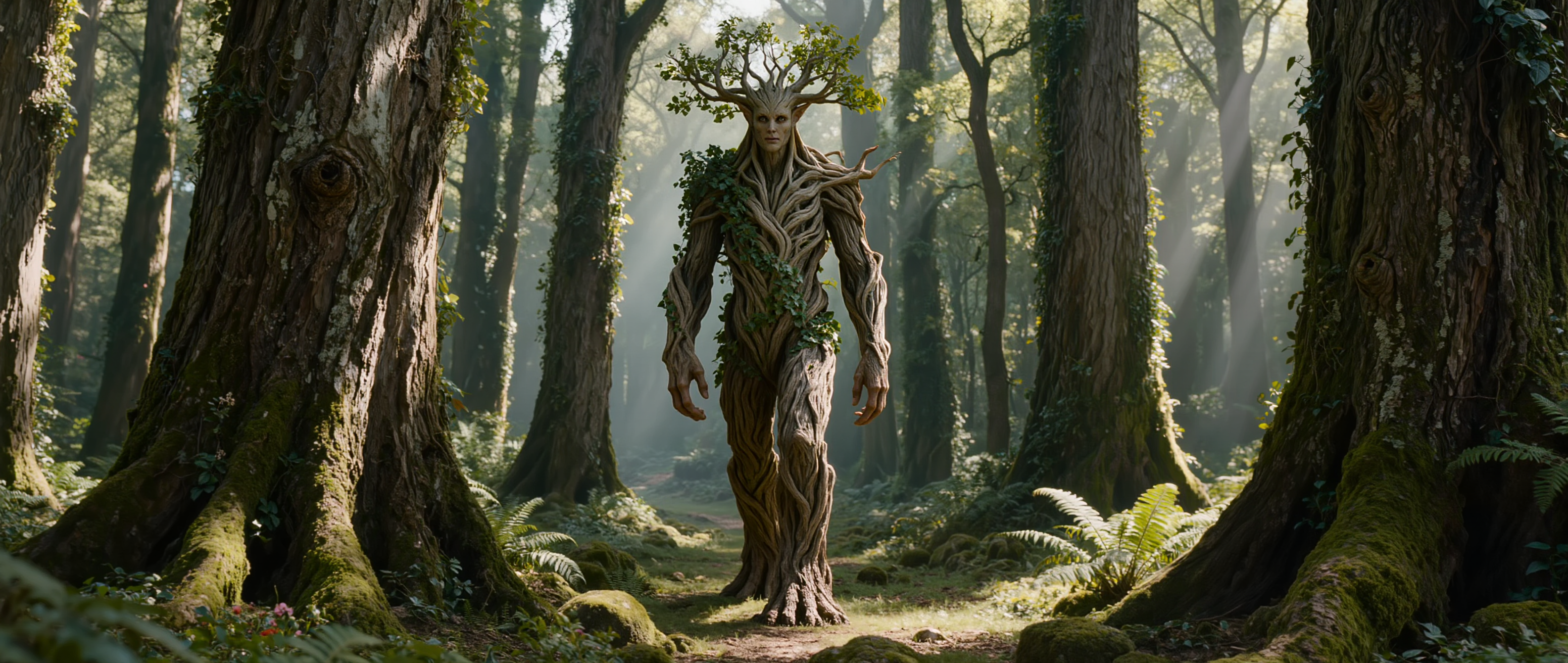 Ent tree spirit walking - AI 3D Asset Generator AI image
