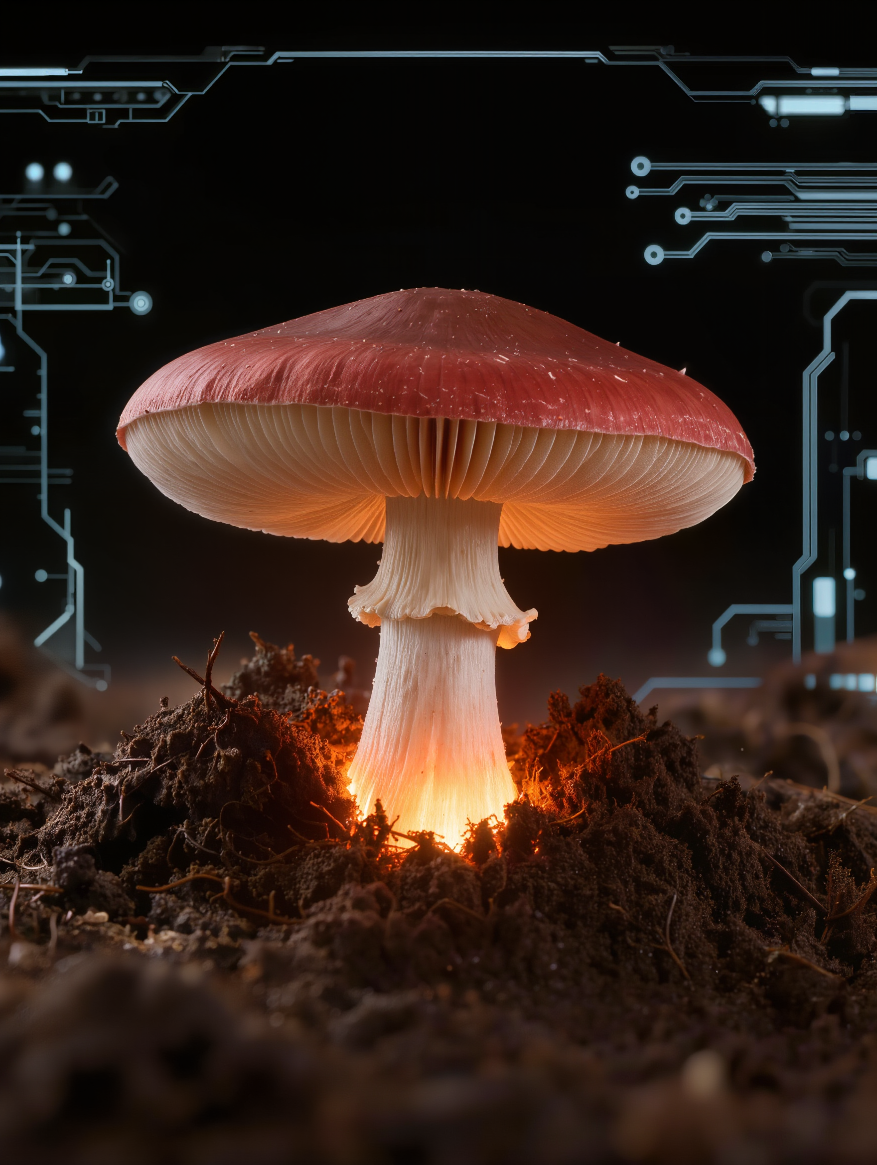 Mushroom card - AI 3D Asset Generator AI image