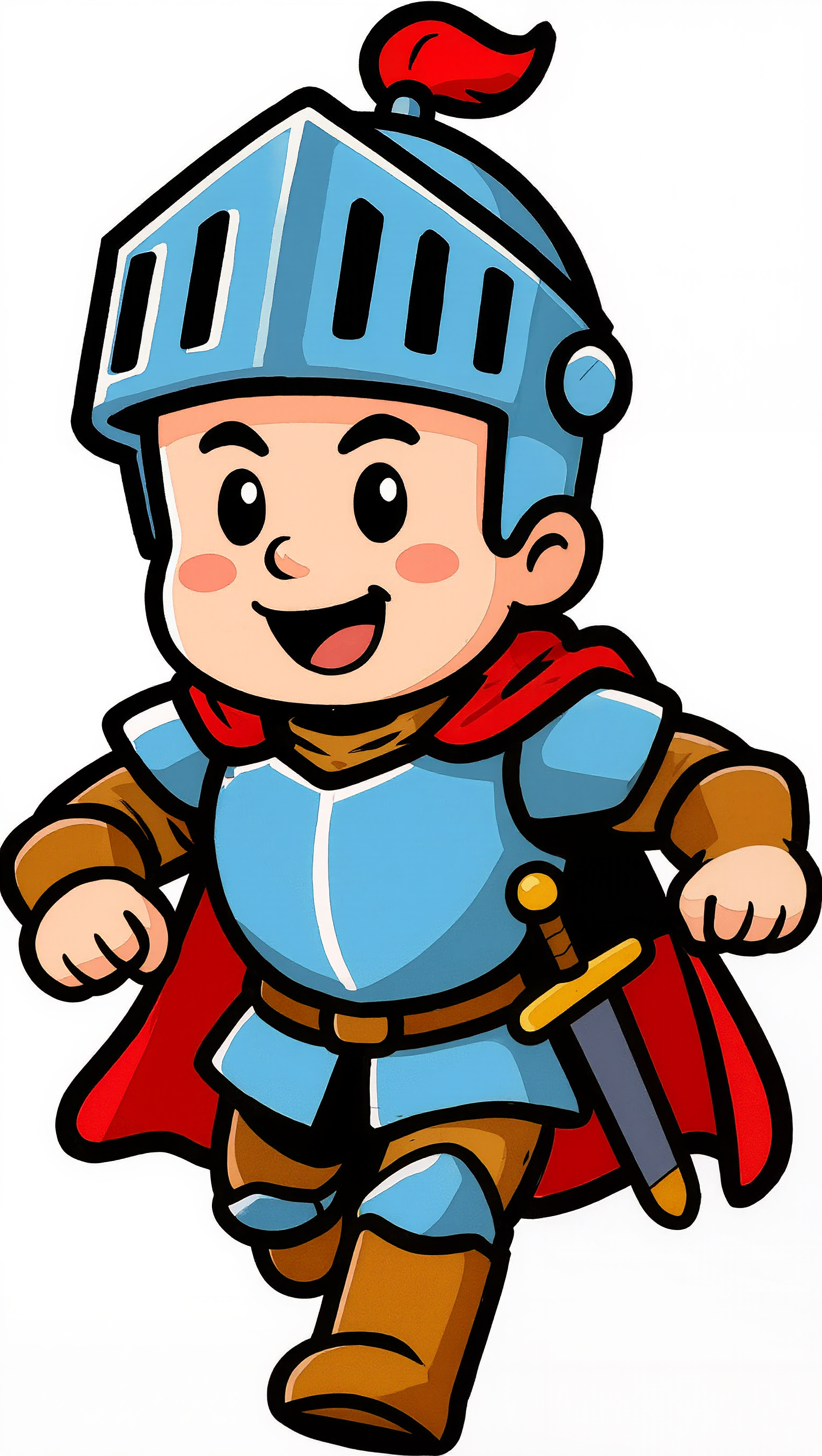 cartoon knight - disney character generator AI image