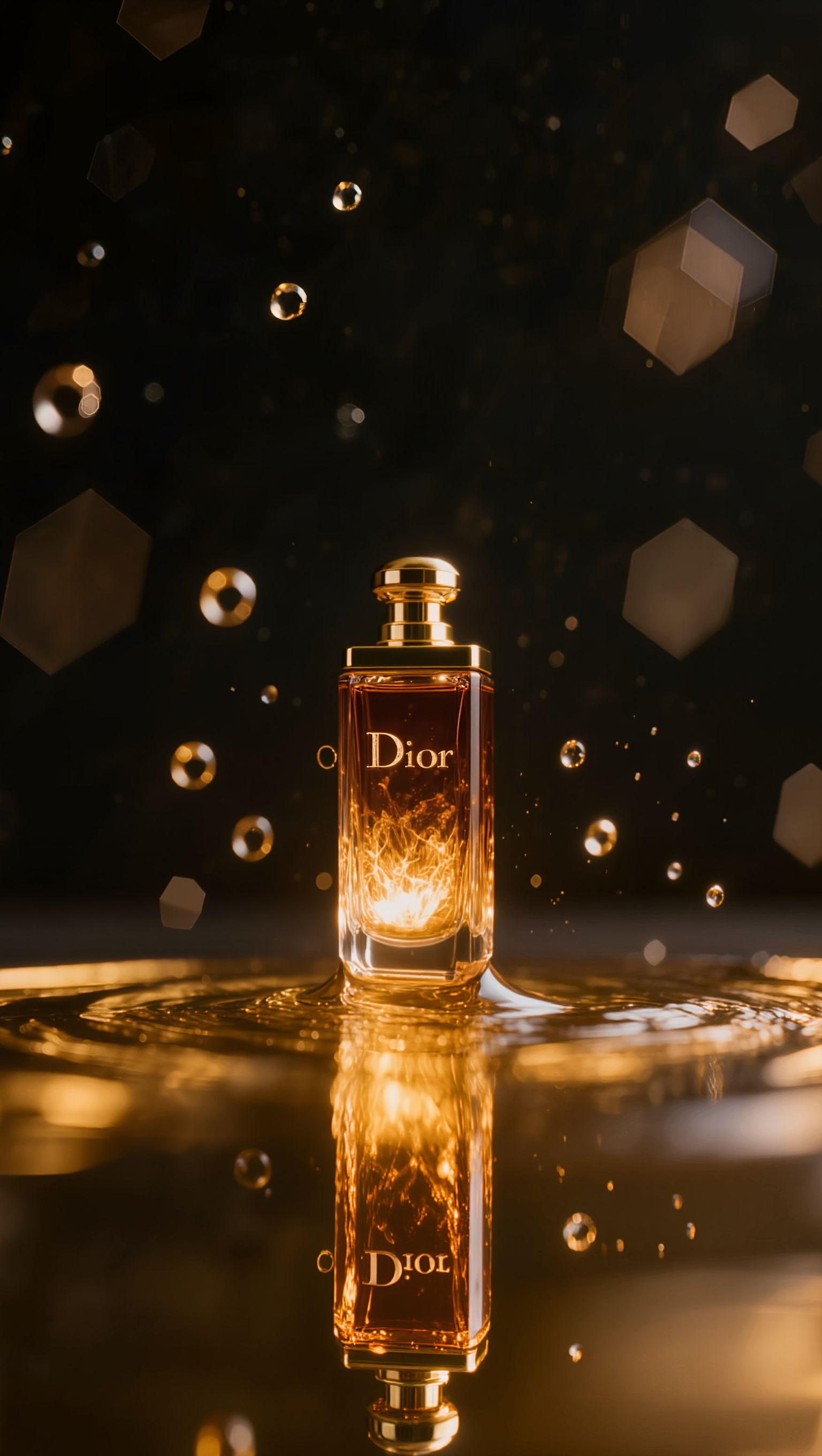 Dior - Product ad shot - product scene AI image