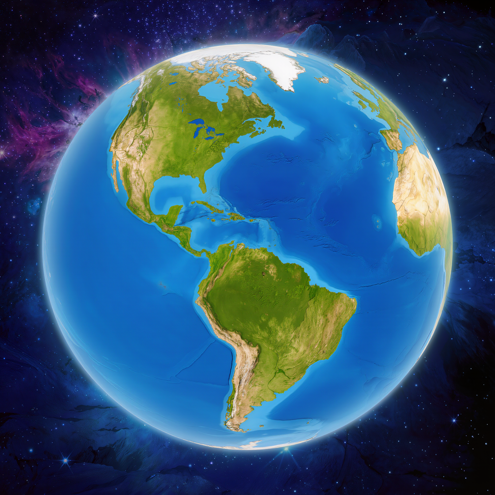 Kling AI work 313490411523638 - planet world map generator AI image
