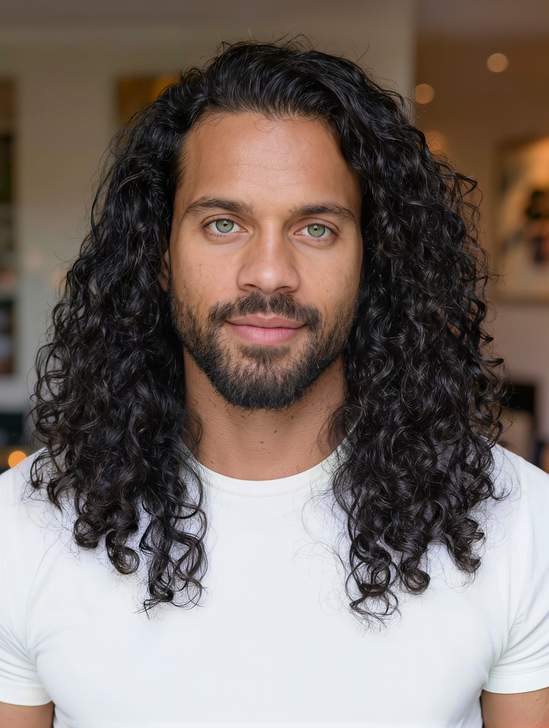 Kling AI work 314480982501134 - mens short hairstyles curly hair AI image