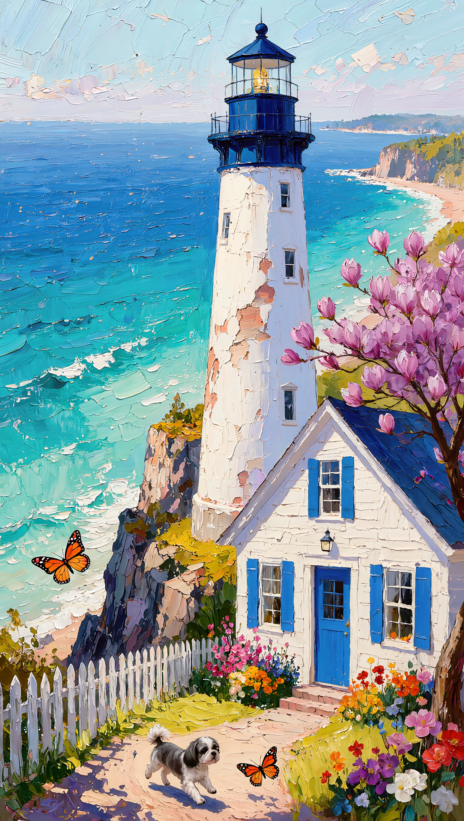 Kling AI work 314649695613698 - american traditional lighthouse tattoo AI image