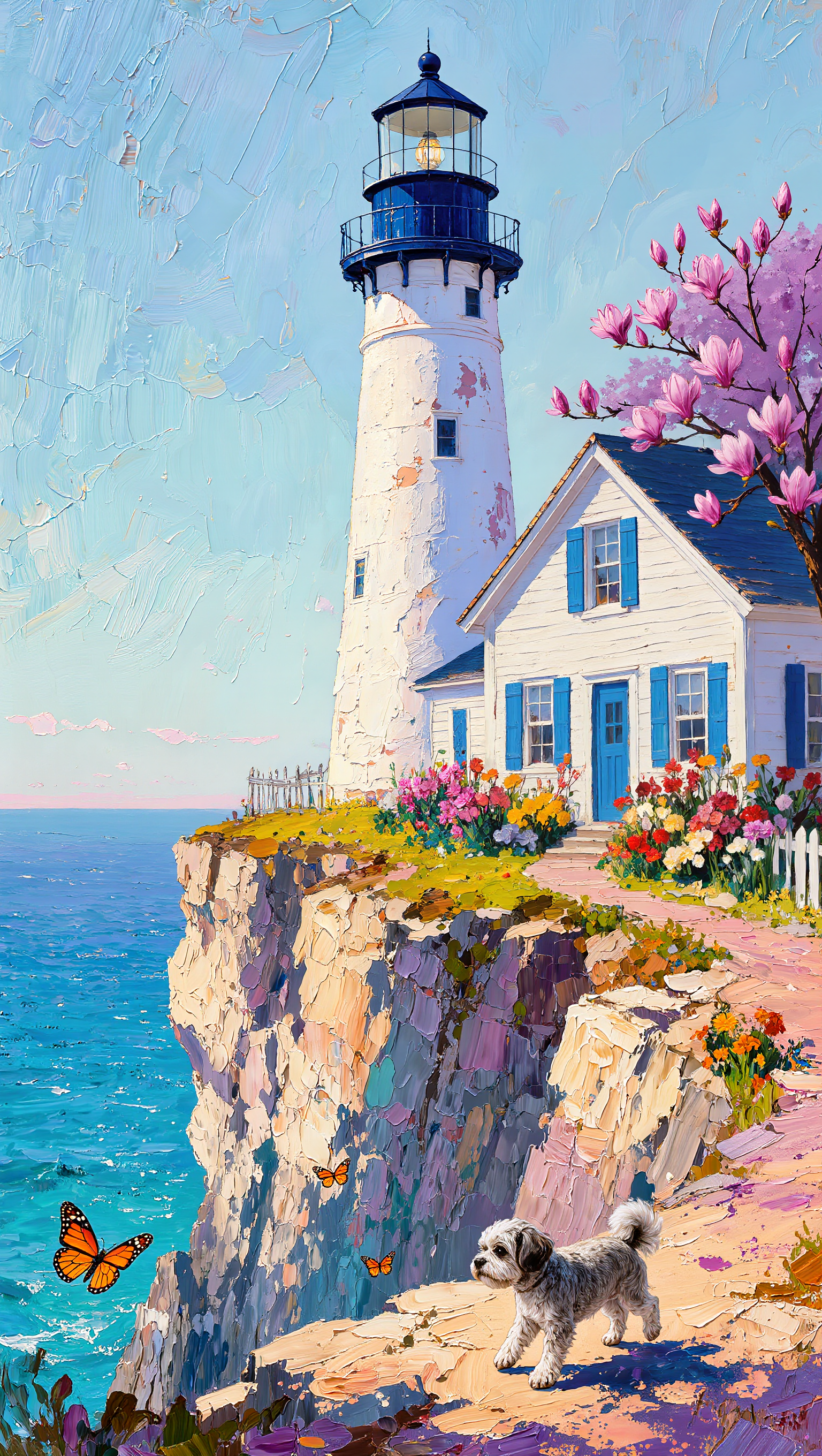 Kling AI work 314649702504768 - american traditional lighthouse tattoo AI image