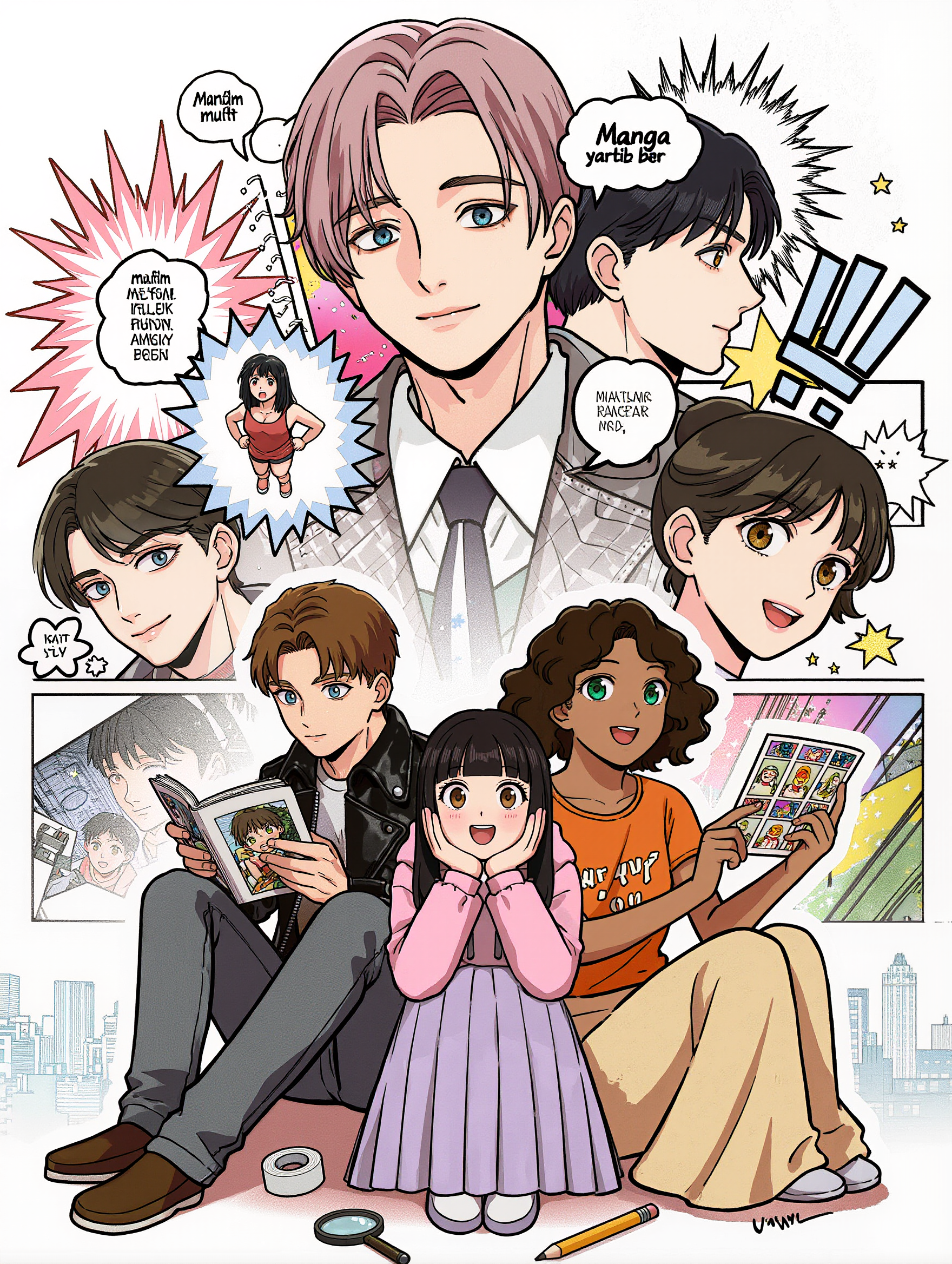 Kling AI work 315221511502936 - manga maker AI image