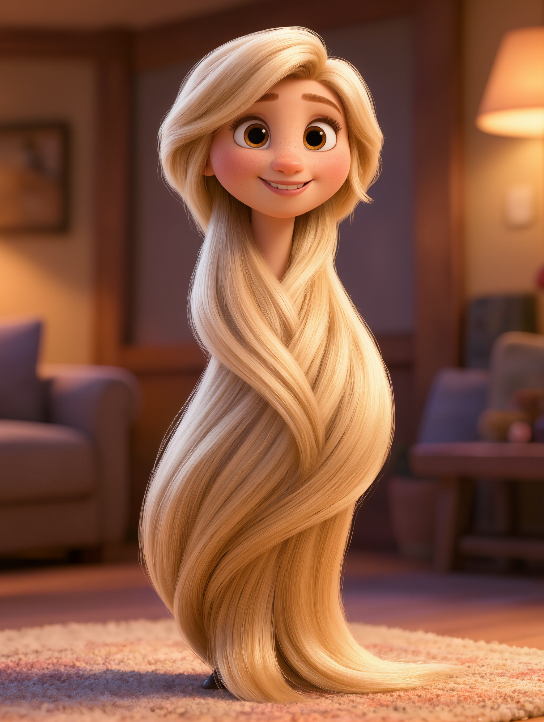 Kling AI work 315388446618880 - what would i look like blonde hair AI image