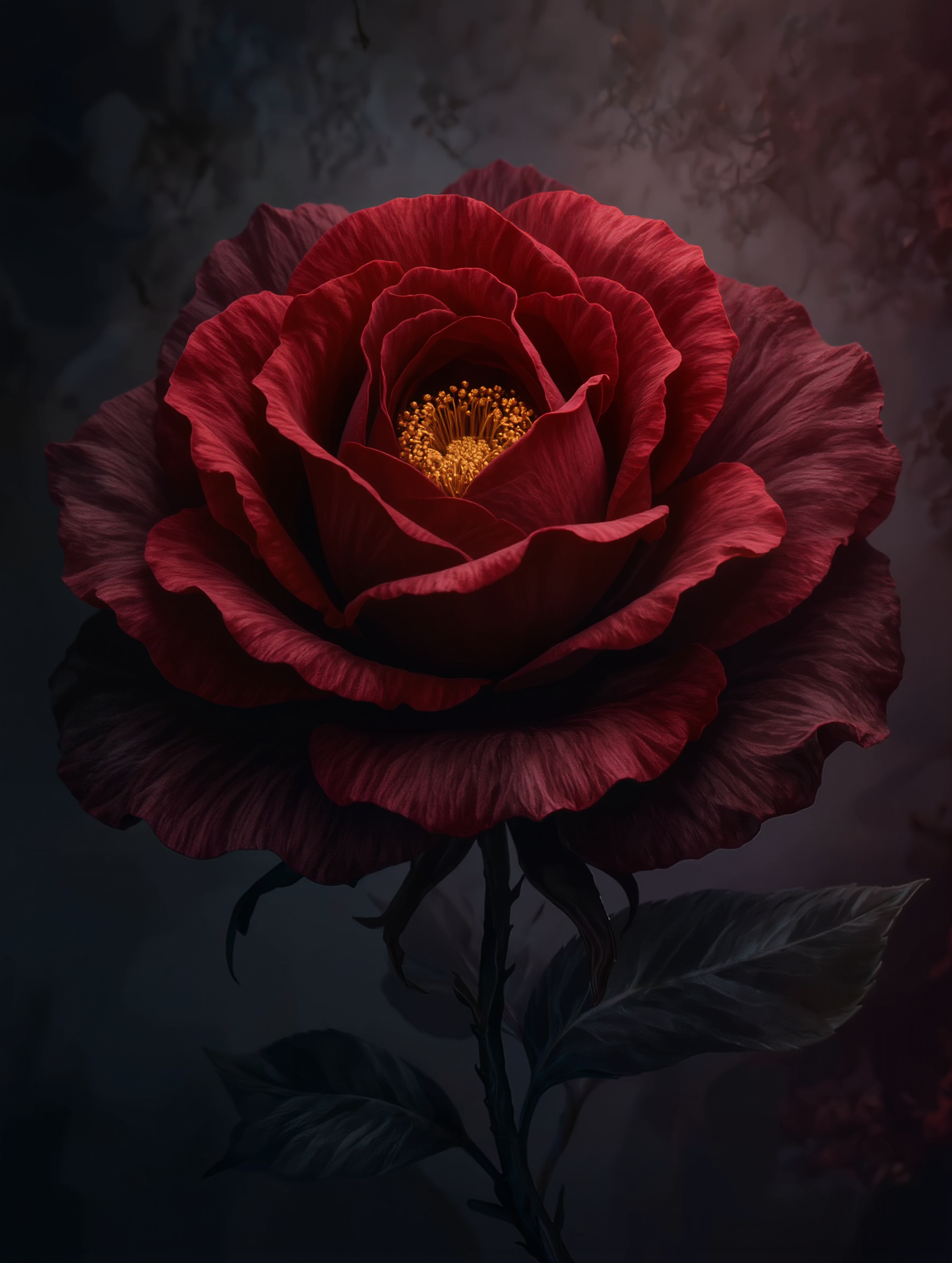 Kling AI work 315403334617782 - romantic wallpaper AI image