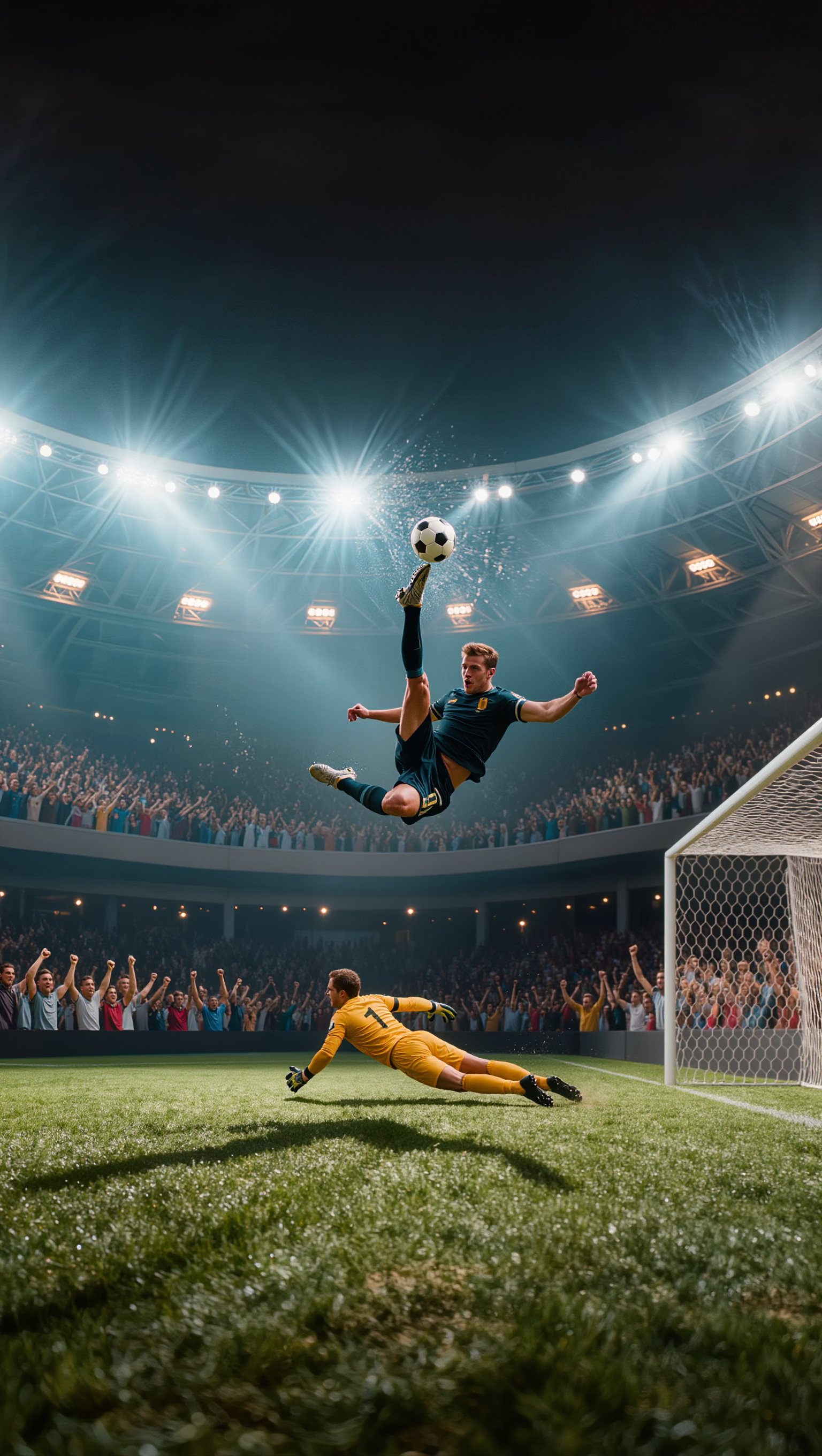Kling AI work 315461376661571 - bicycle kick AI image
