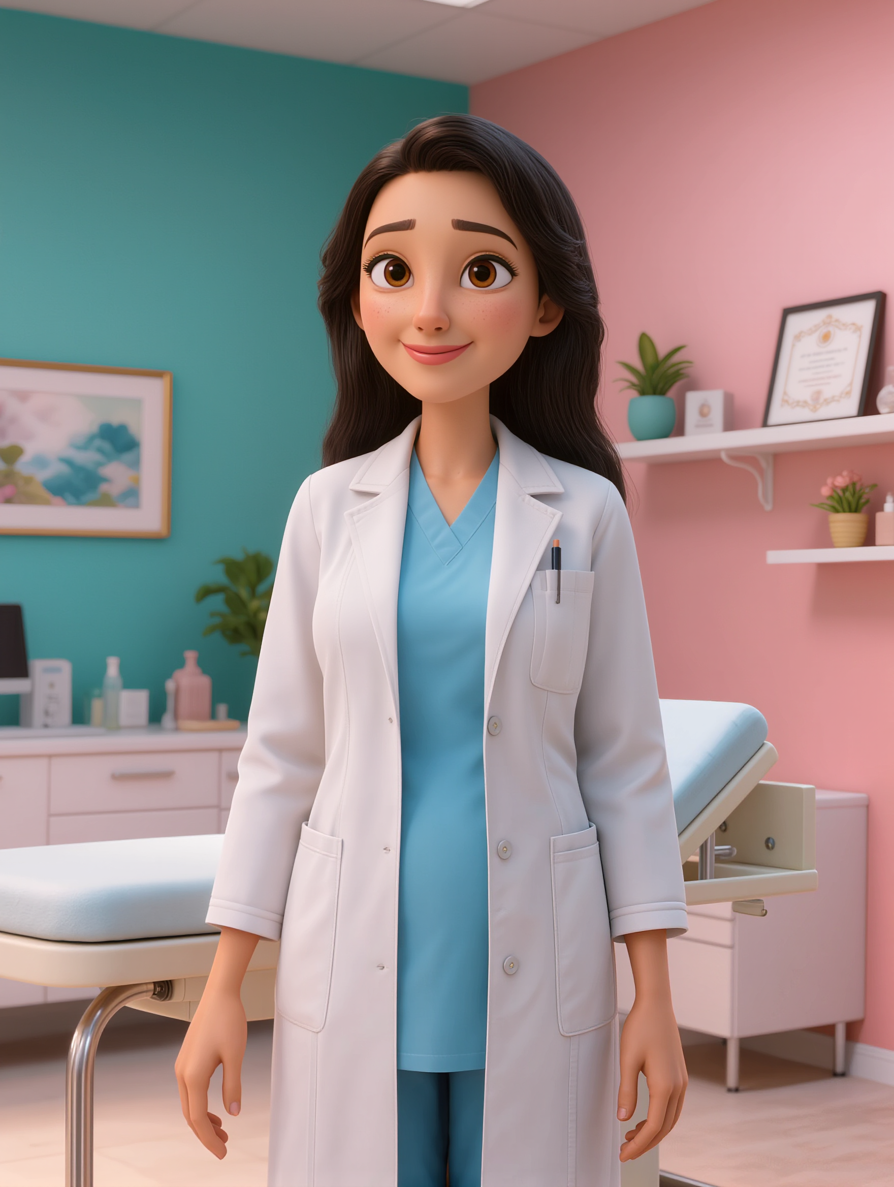 Kling AI work 315571880613092 - female cartoon AI image