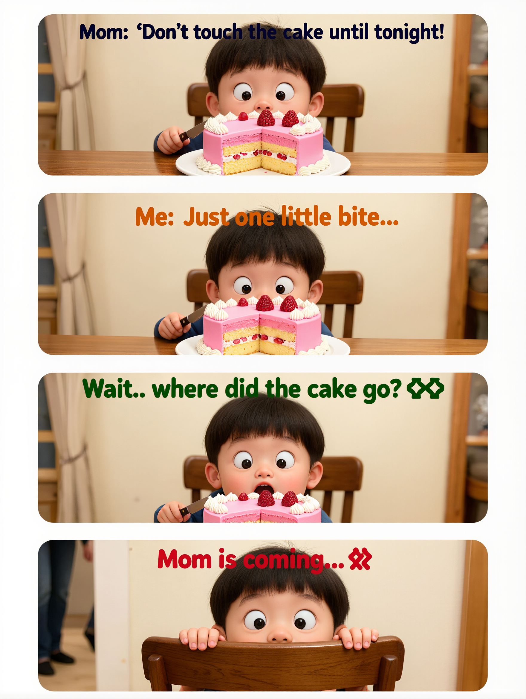 Kling AI work 316167483664755 - cake scene AI image