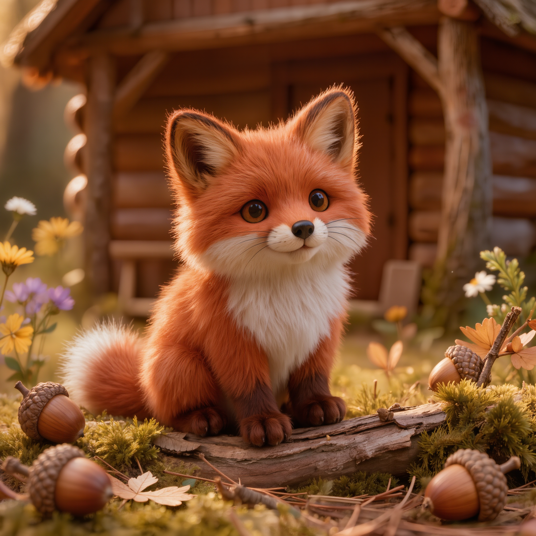 My little Fox Ember <3 - furry art generator AI image