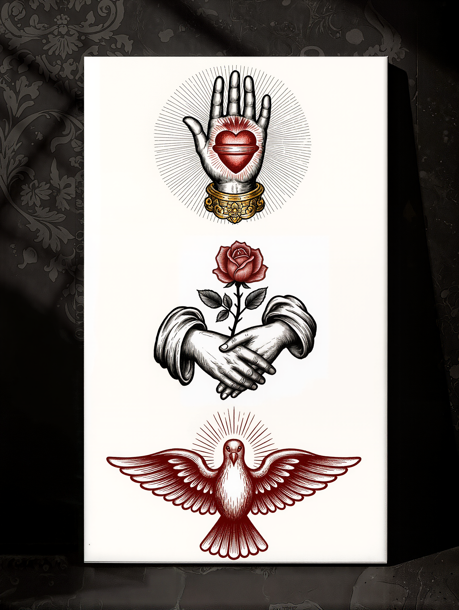 Kling AI work 316853861303401 - tattoo design website AI image