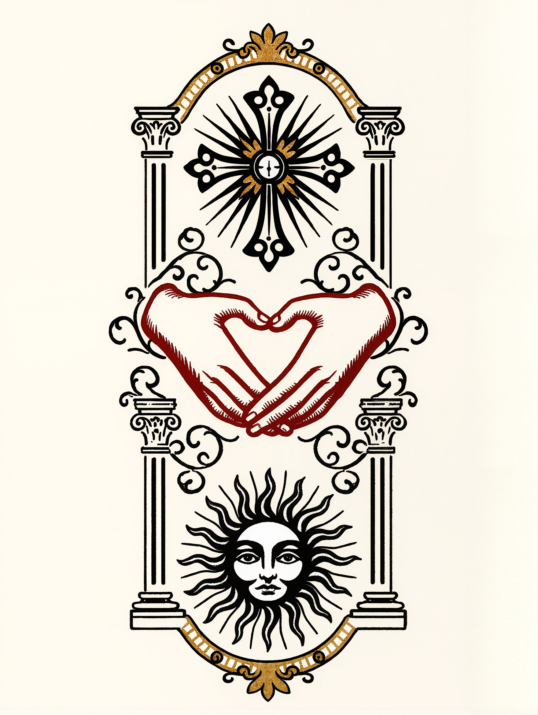 Kling AI work 316853861320396 - tattoo design website AI image