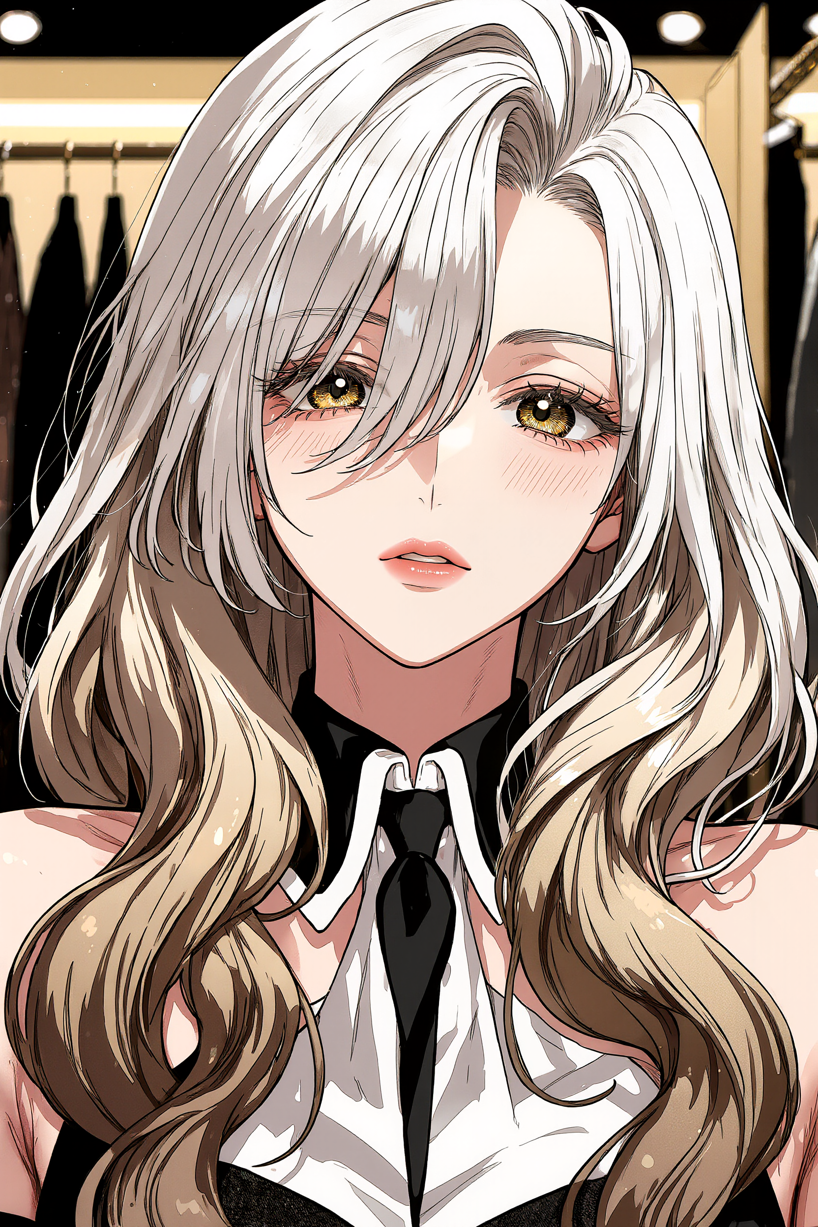 Kling AI work 316897505303323 - ash blonde platinum blonde AI image