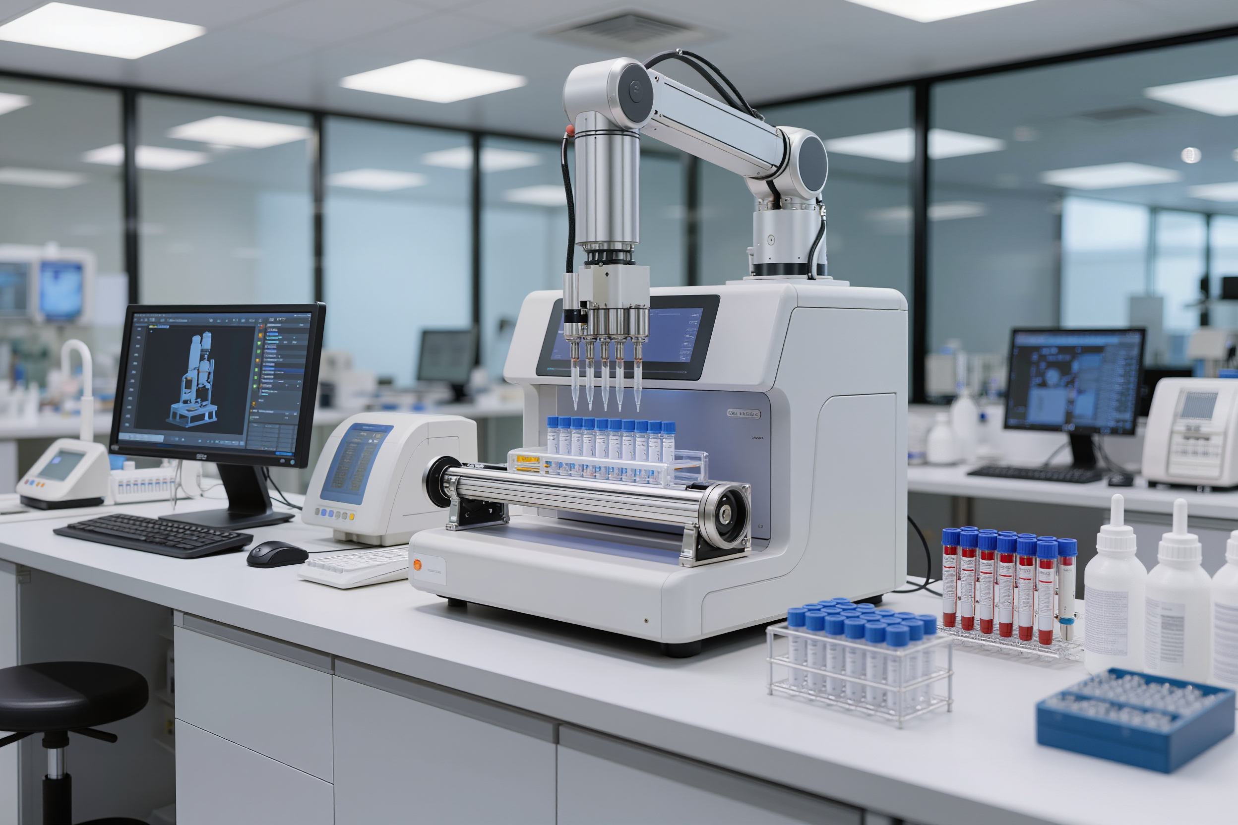 Cryogenic organ preservation - robotics images AI image