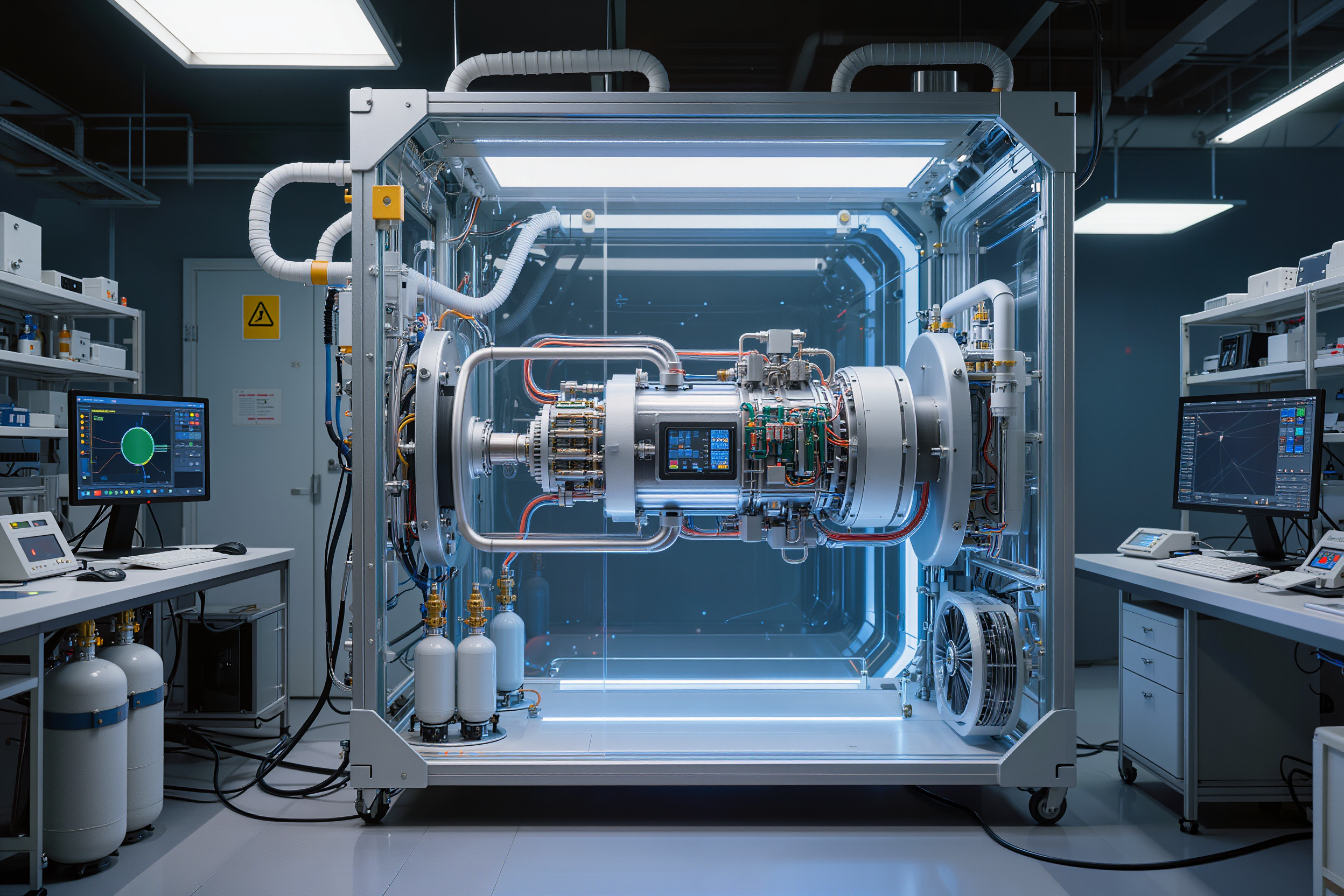 Quantum processor - imagine artificial intelligence AI image