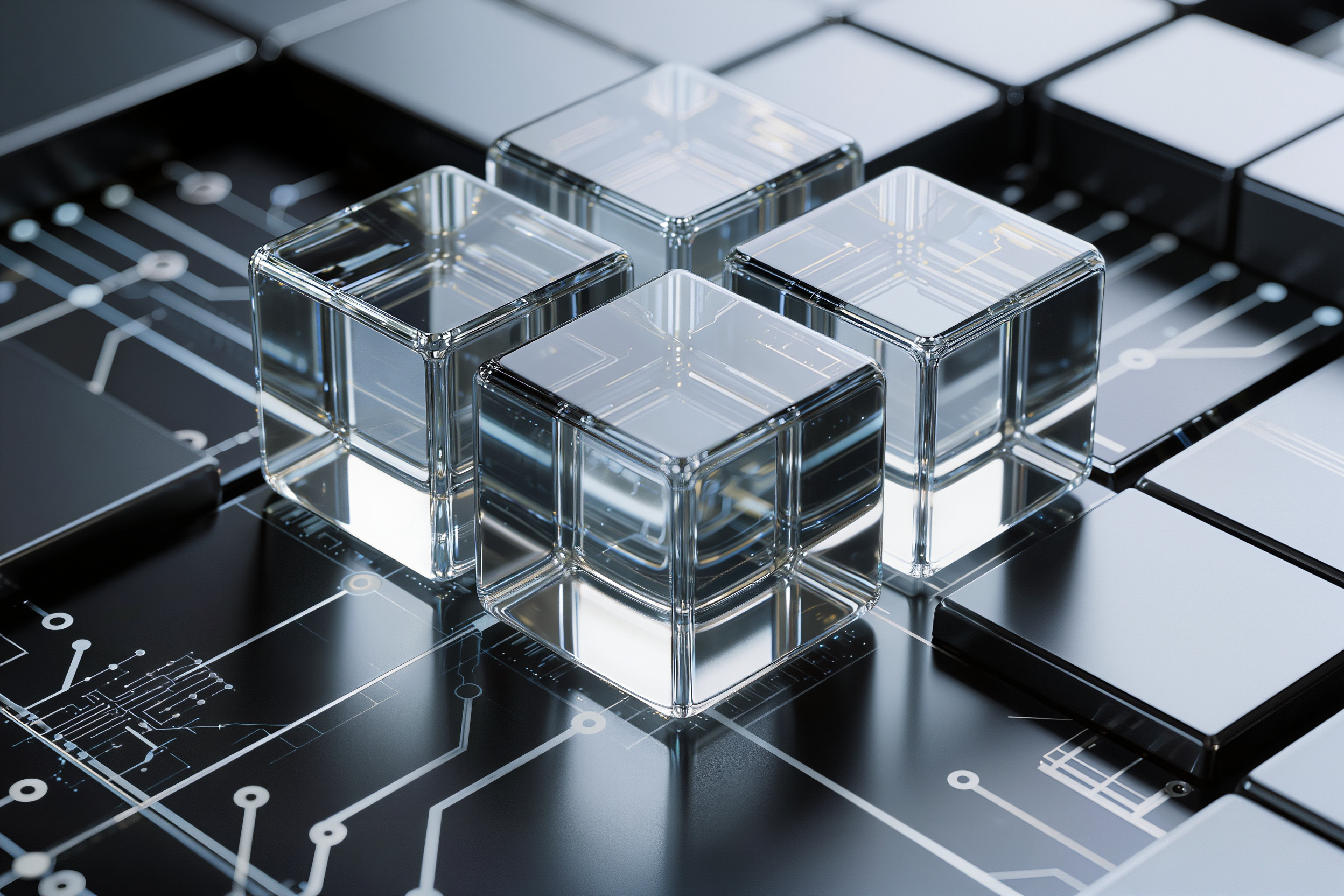 Transparent quantum computing - create transparent background free AI image