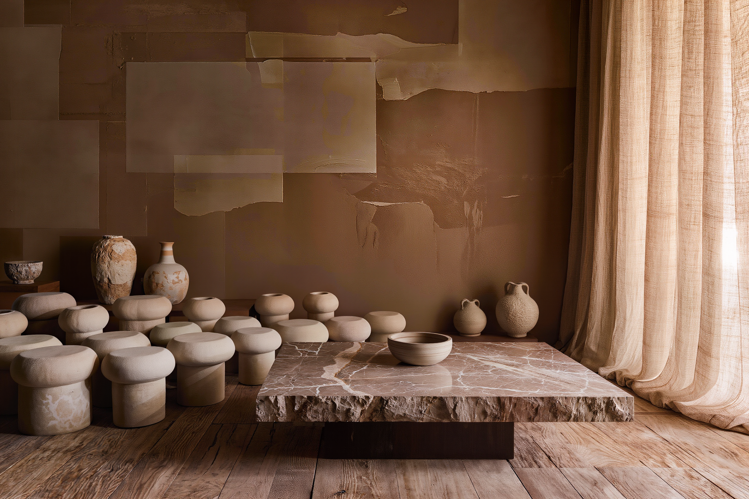Modern interior featuring - interior design banner design AI image