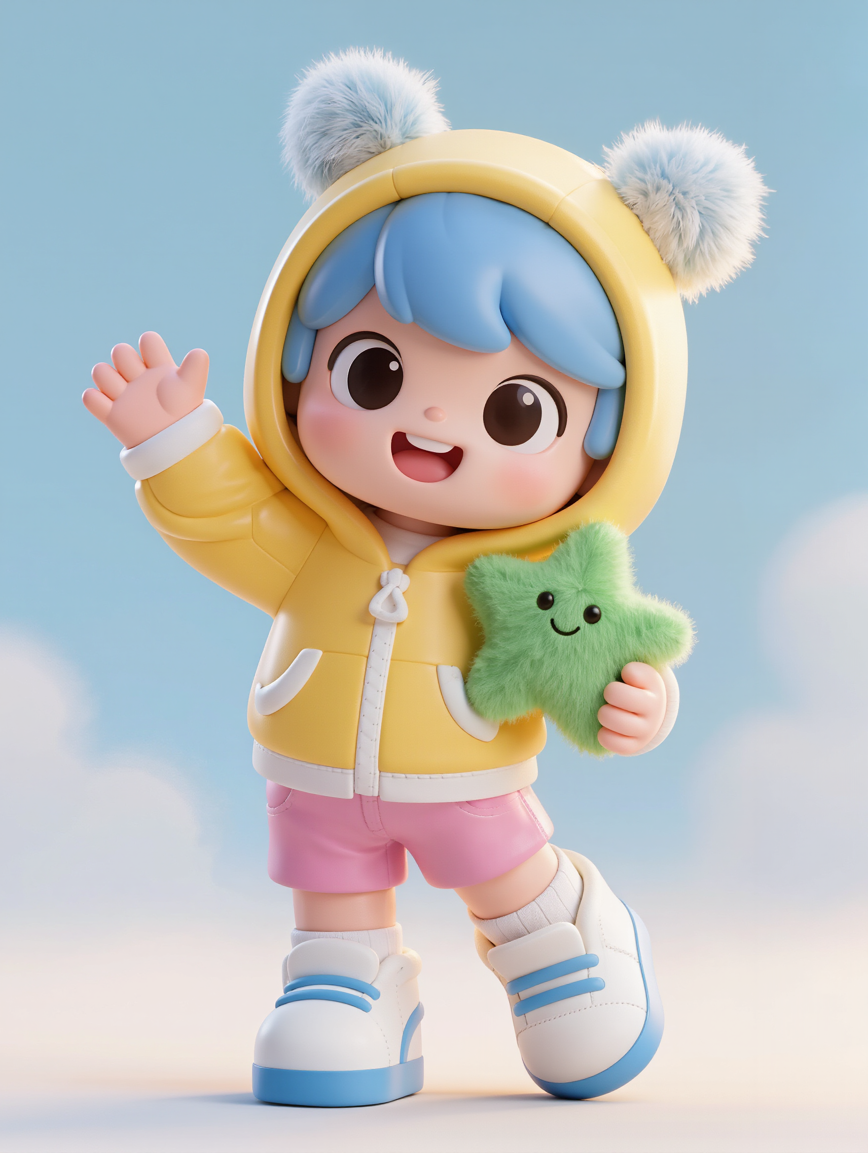 Kling AI work 317631226528288 - chibi cartoon characters AI image