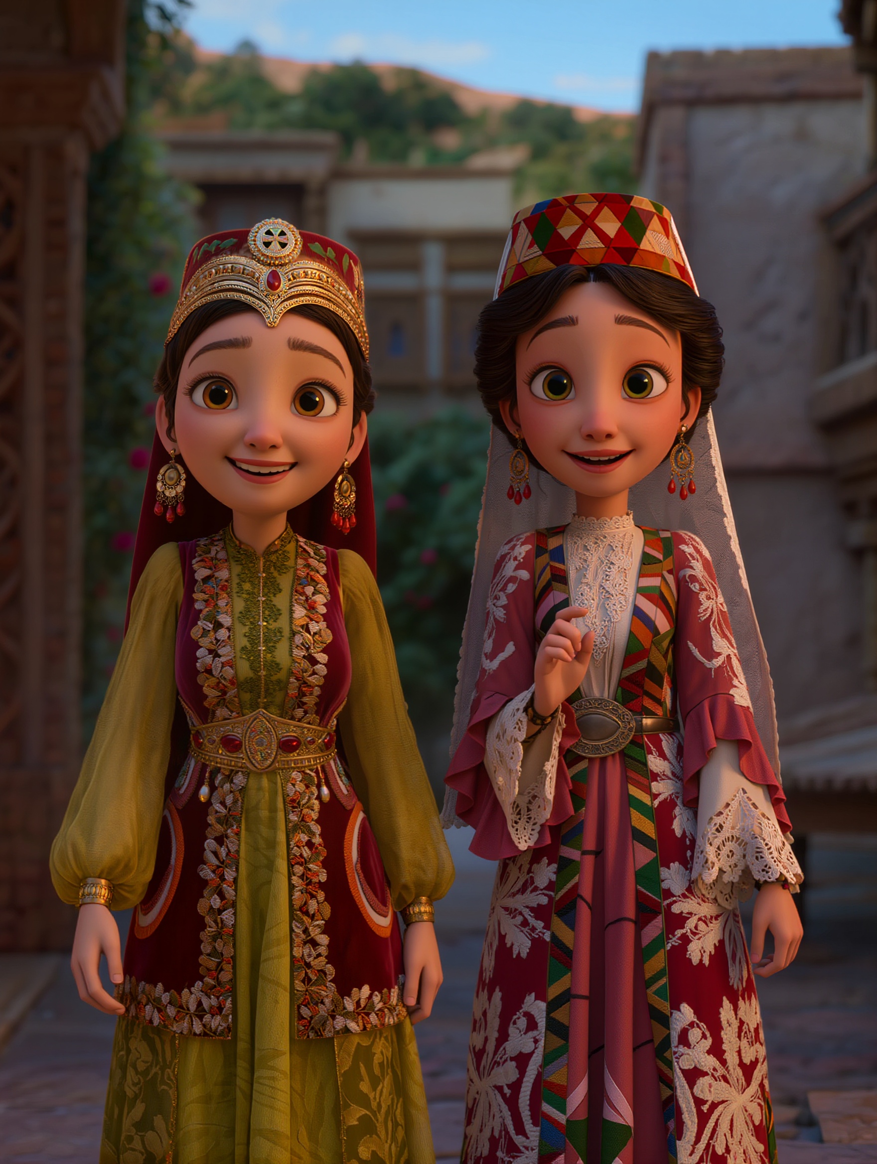Kling AI work 318006626661184 - animated female characters AI image