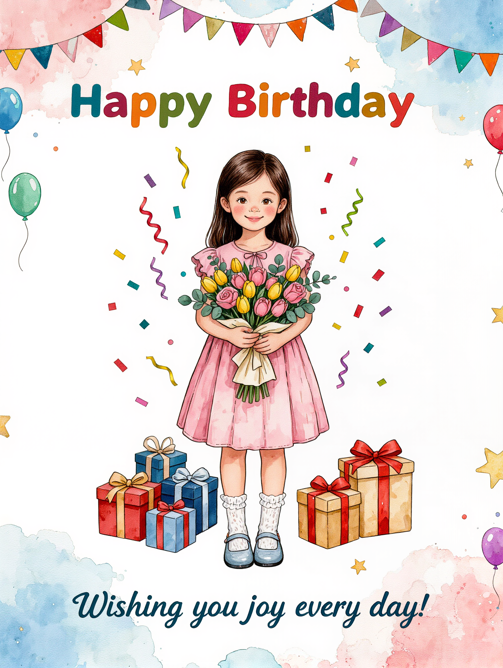 Kling AI work 318614866501102 - online birthday card generator AI image