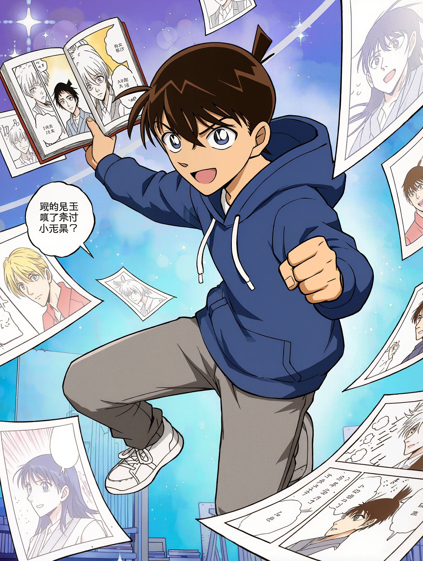 Kling AI work 319421990524453 - manga bg AI image