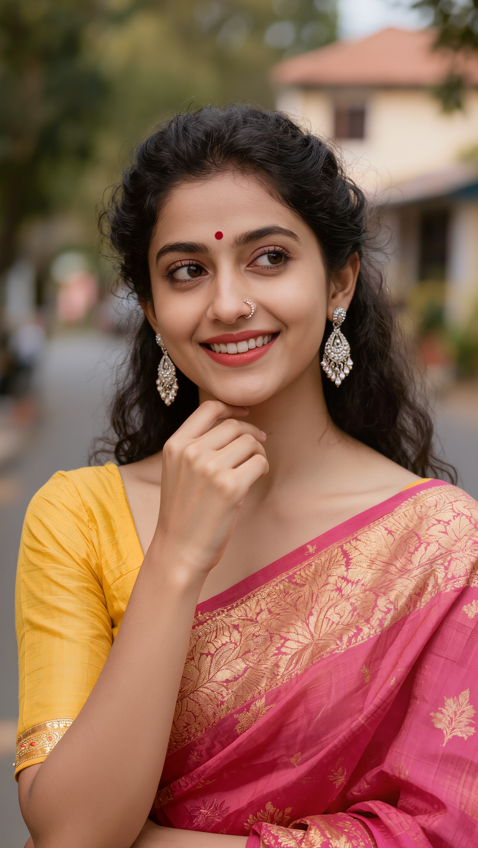 Kling AI work 319719312501146 - asian curly hair AI image