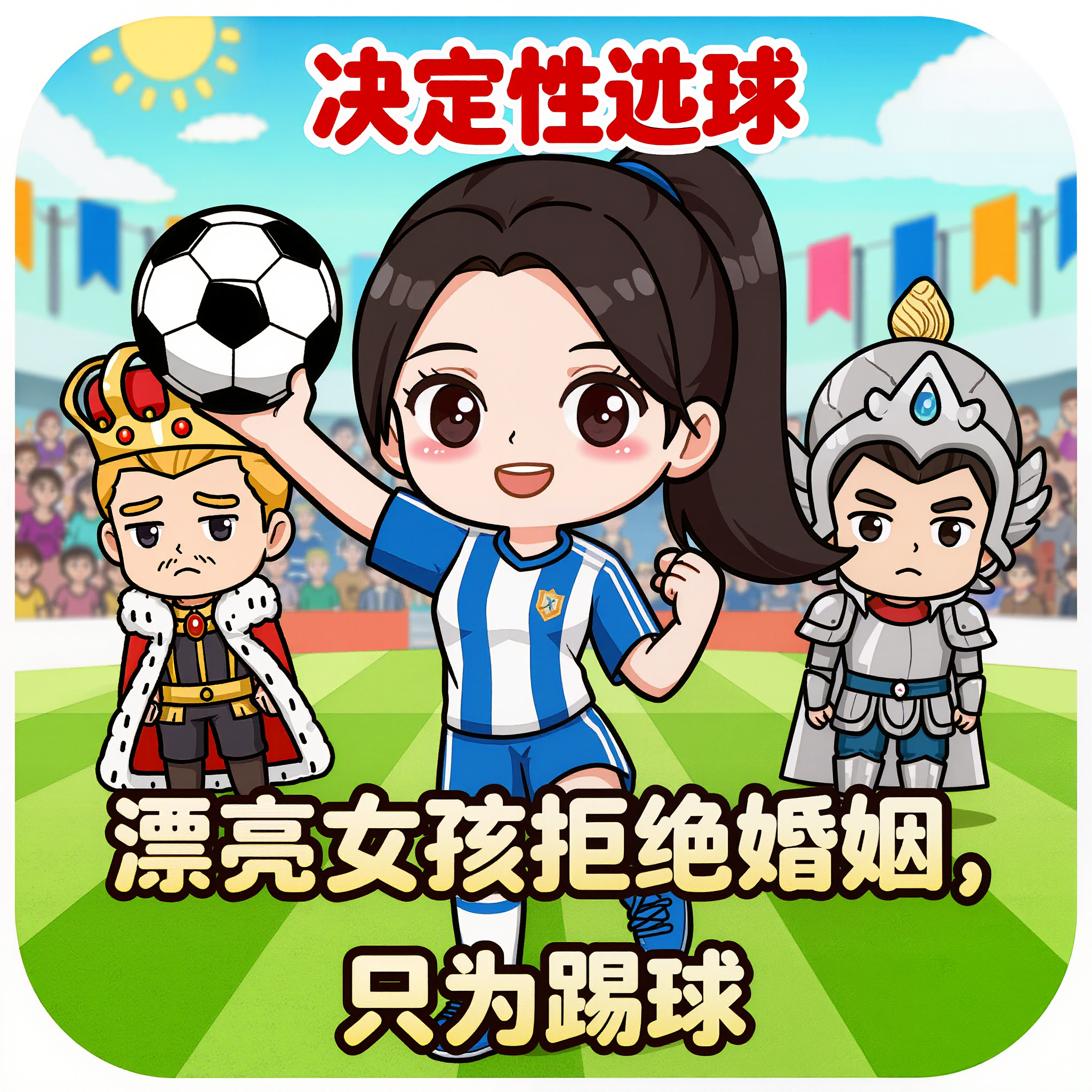 Football - football scene AI image