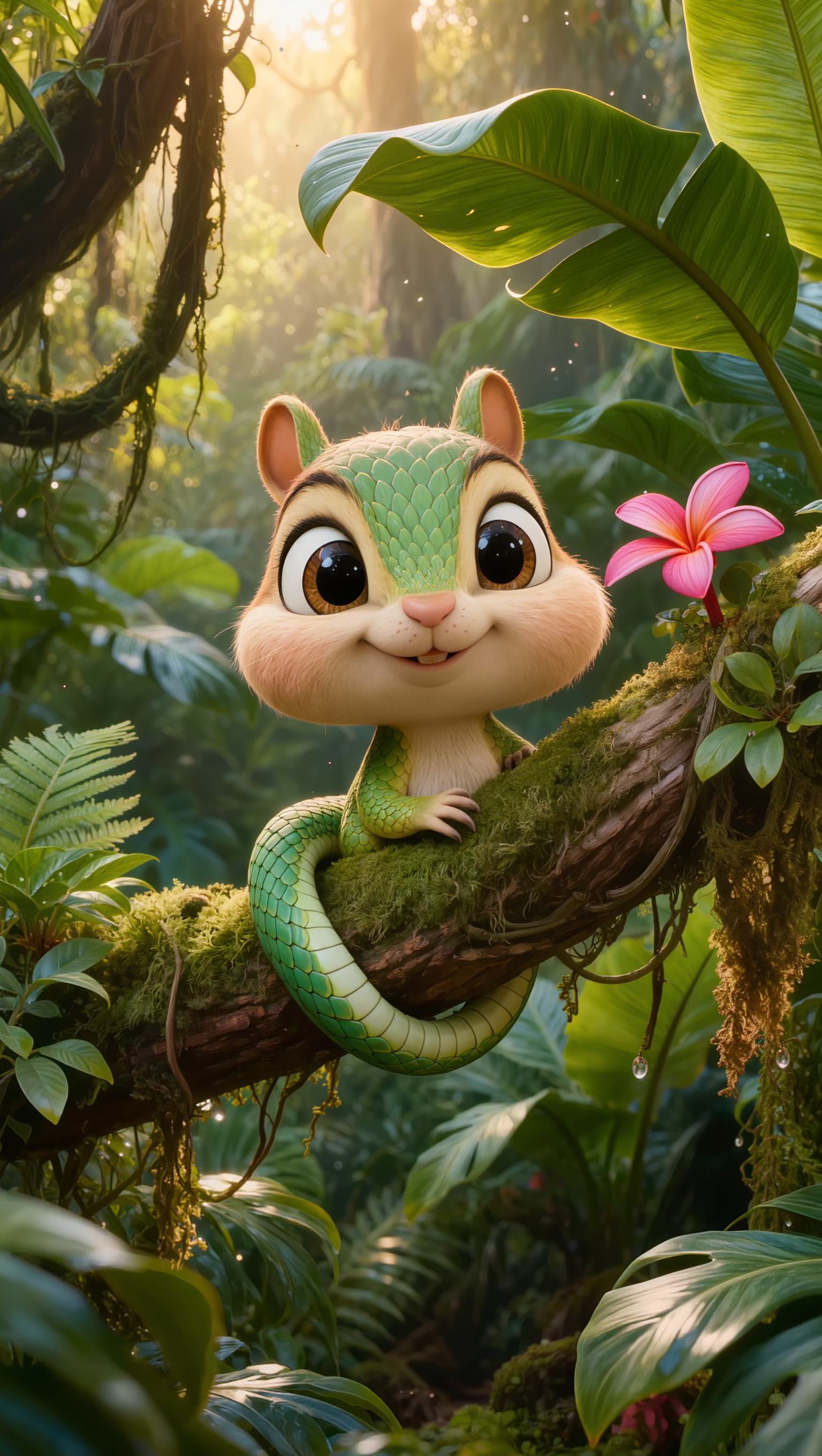 Squirrel Snake - flying squirrel images AI image