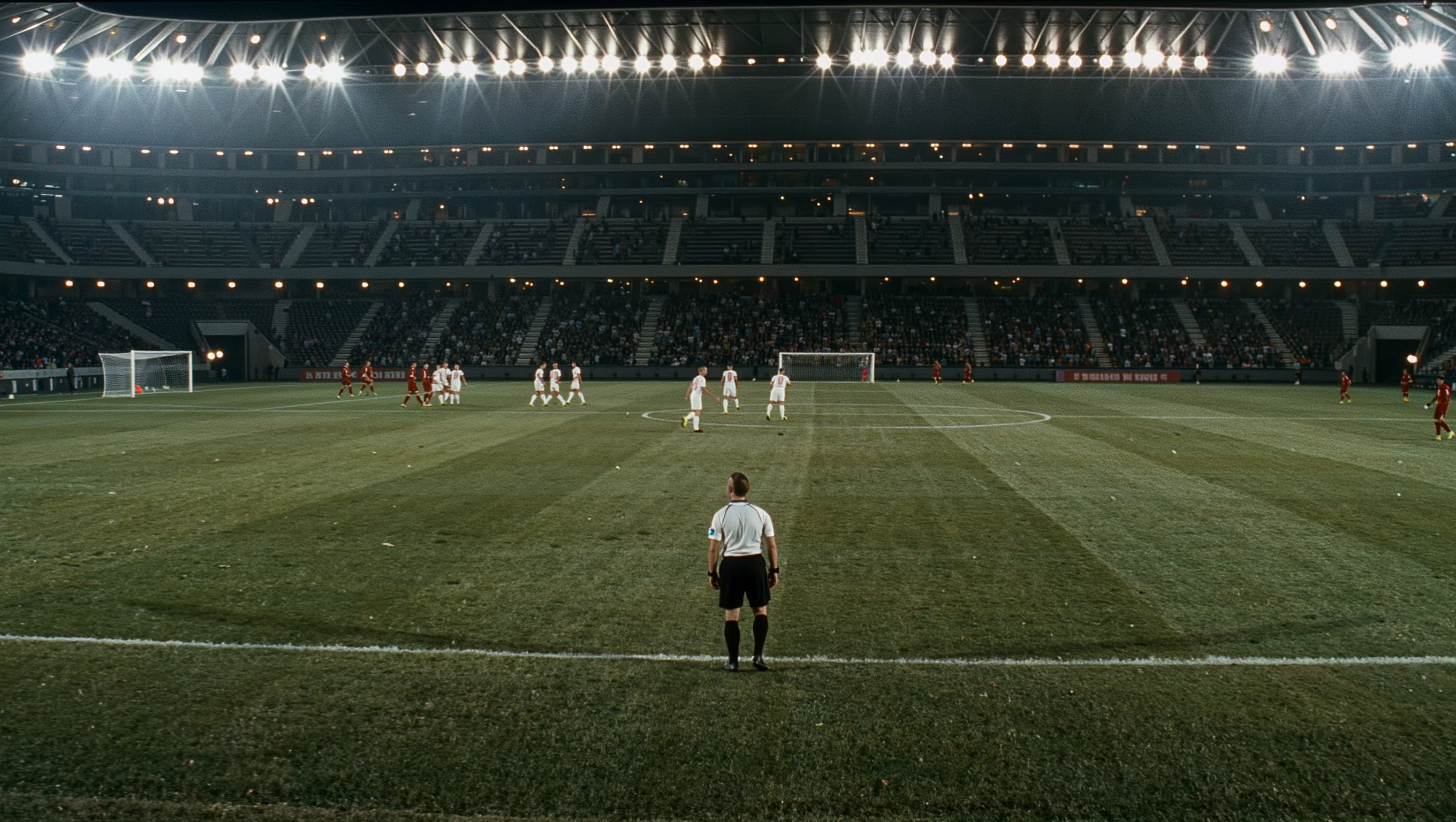 Football - football scene AI image