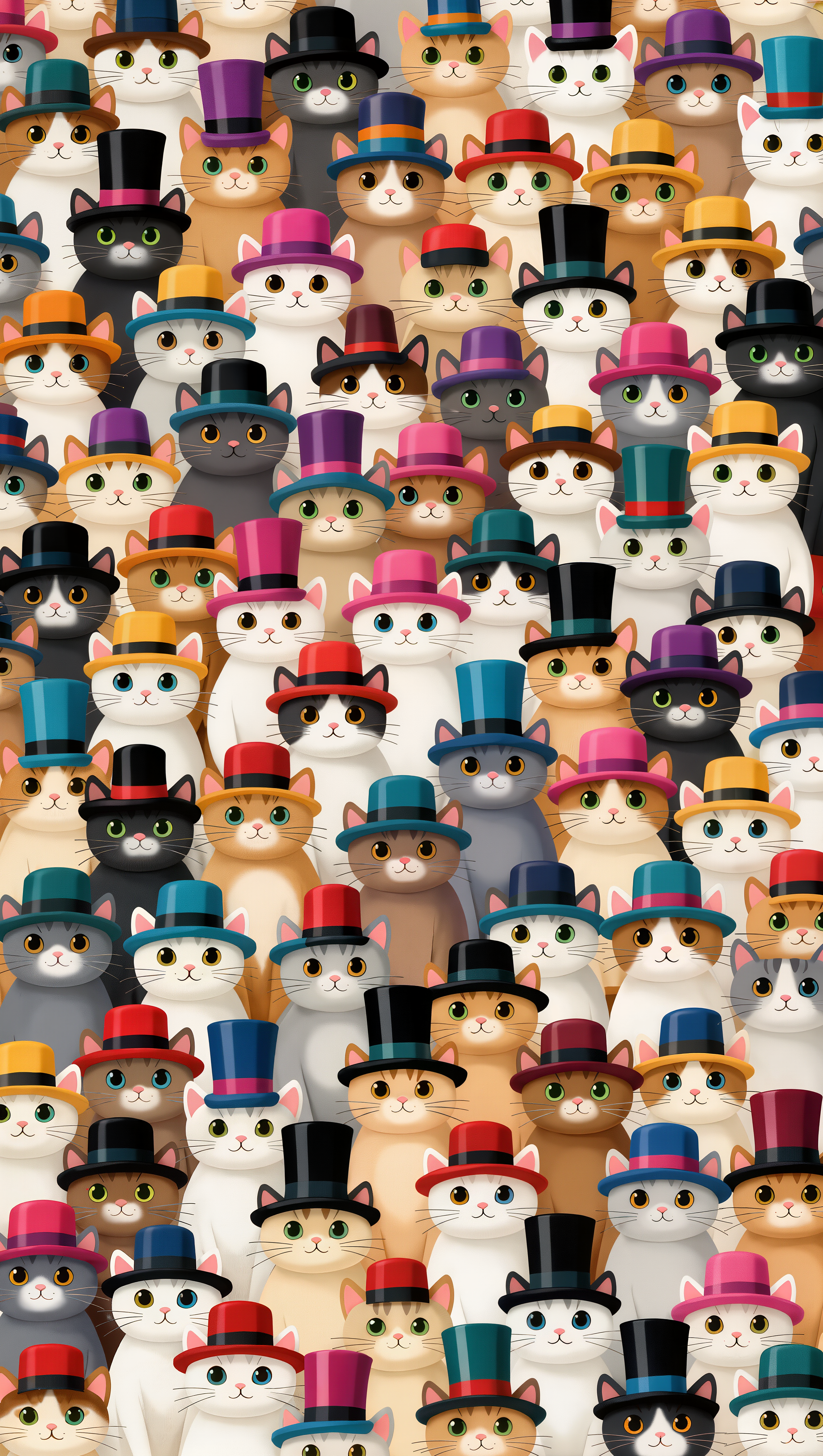 4K Cats Club - ai cats AI image