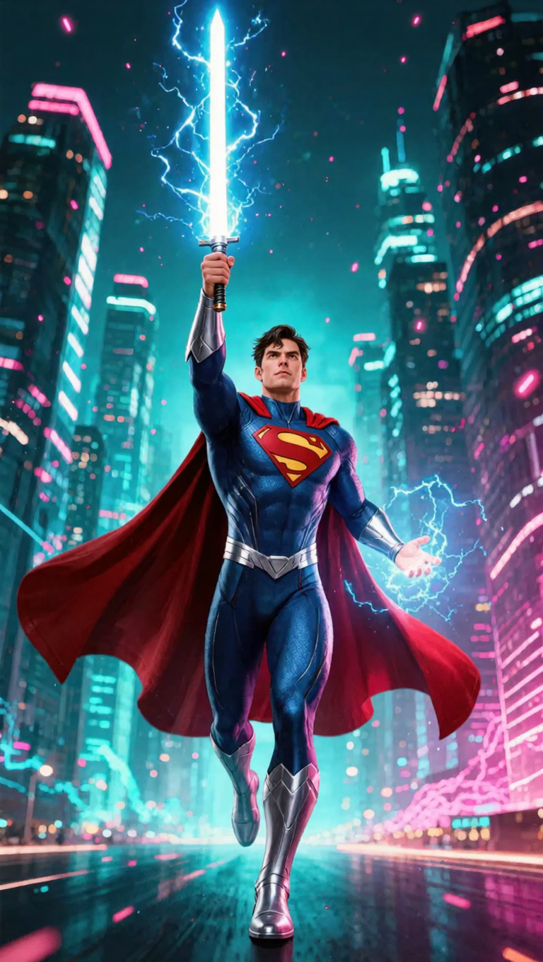 Kling AI work 308934162660581 - random superhero generator AI image