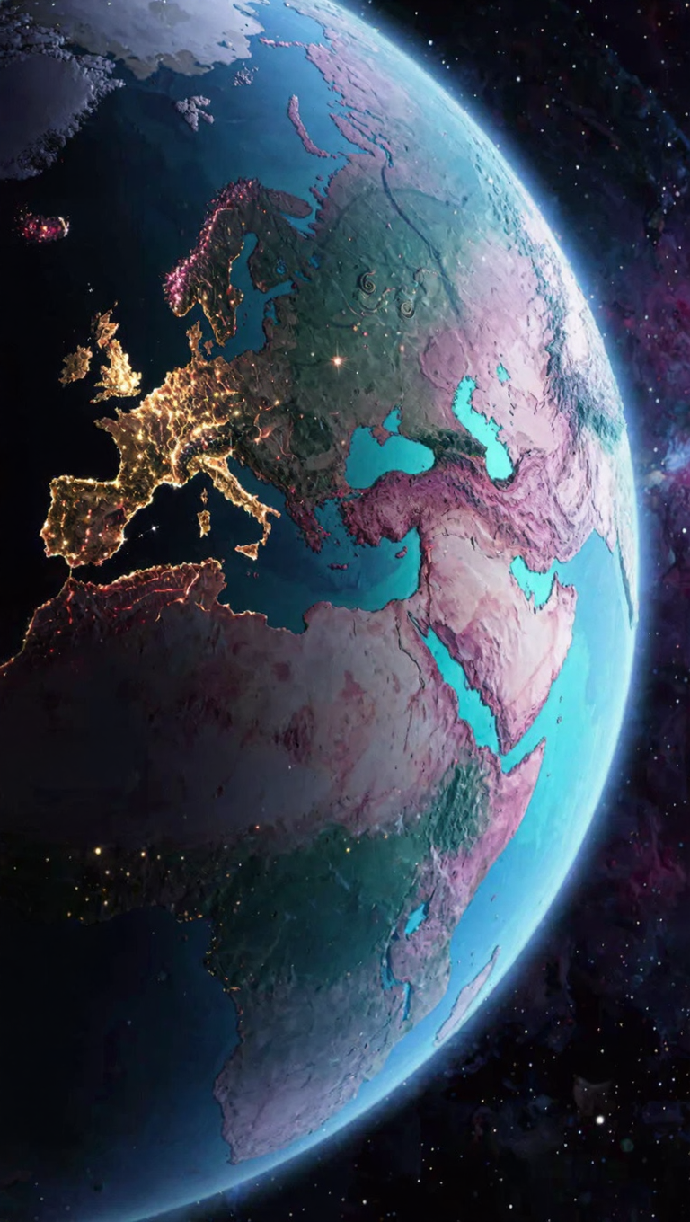 Kling AI work 310245775522827 - images of the earth AI image