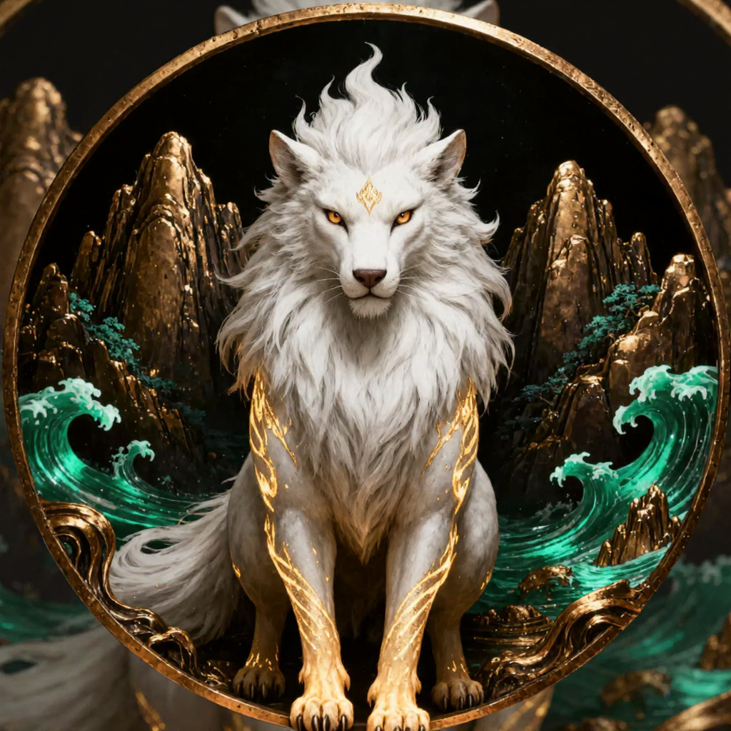 Kling AI work 316621809526426 - dark fantasy instagram profile picture AI image