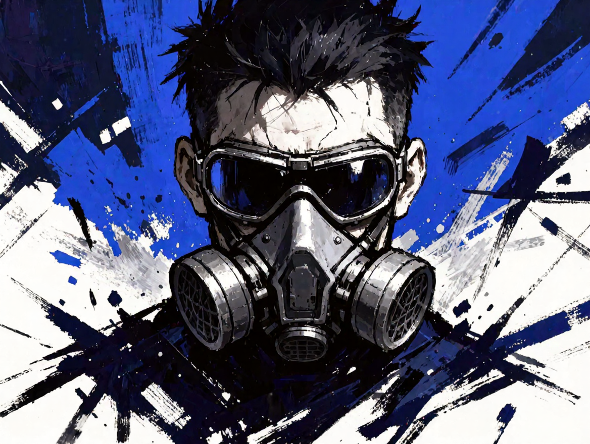 My primary tag - goggles drawing AI image