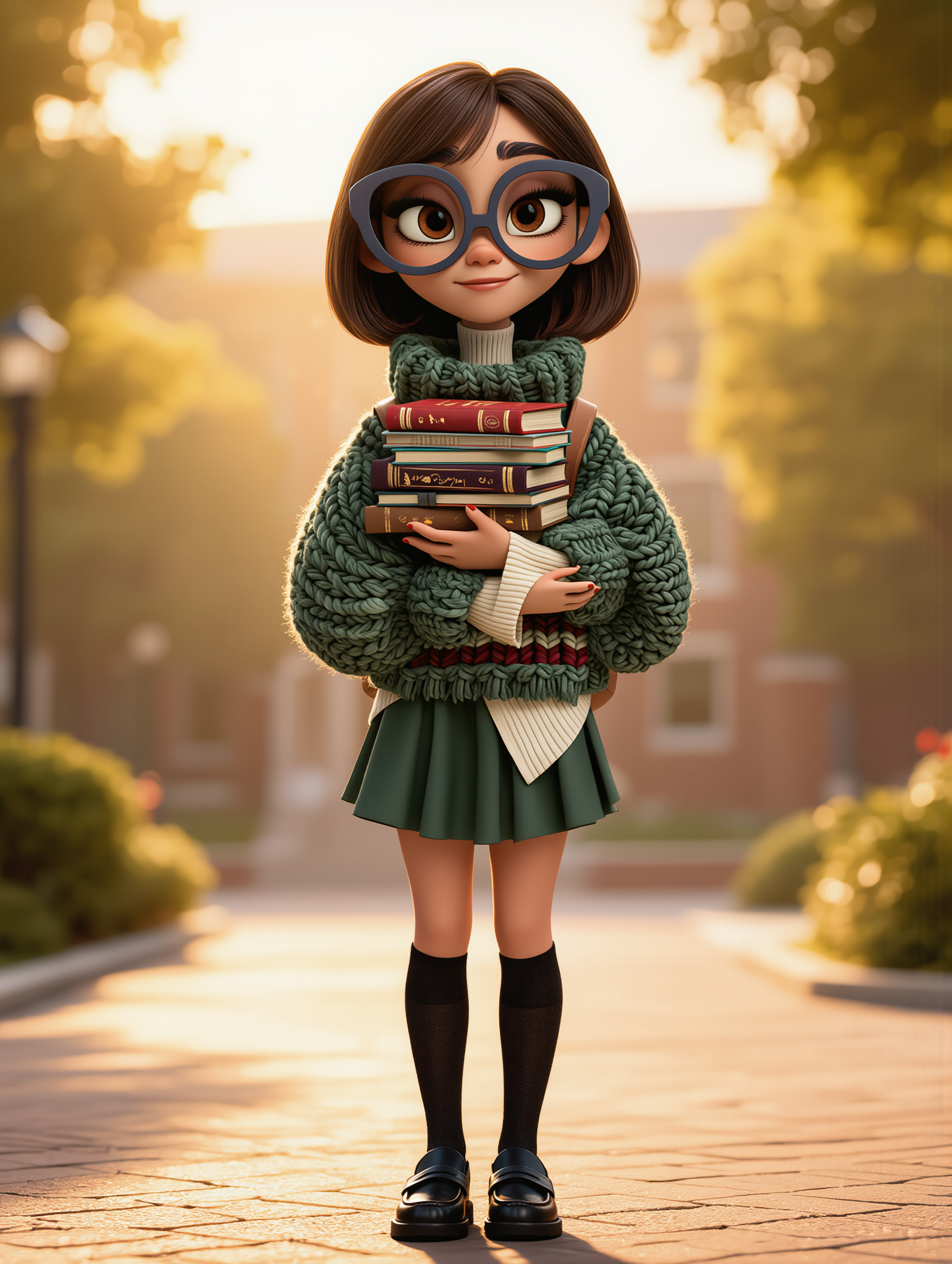 A cute Japanese girl - cute hairstyles anime AI image