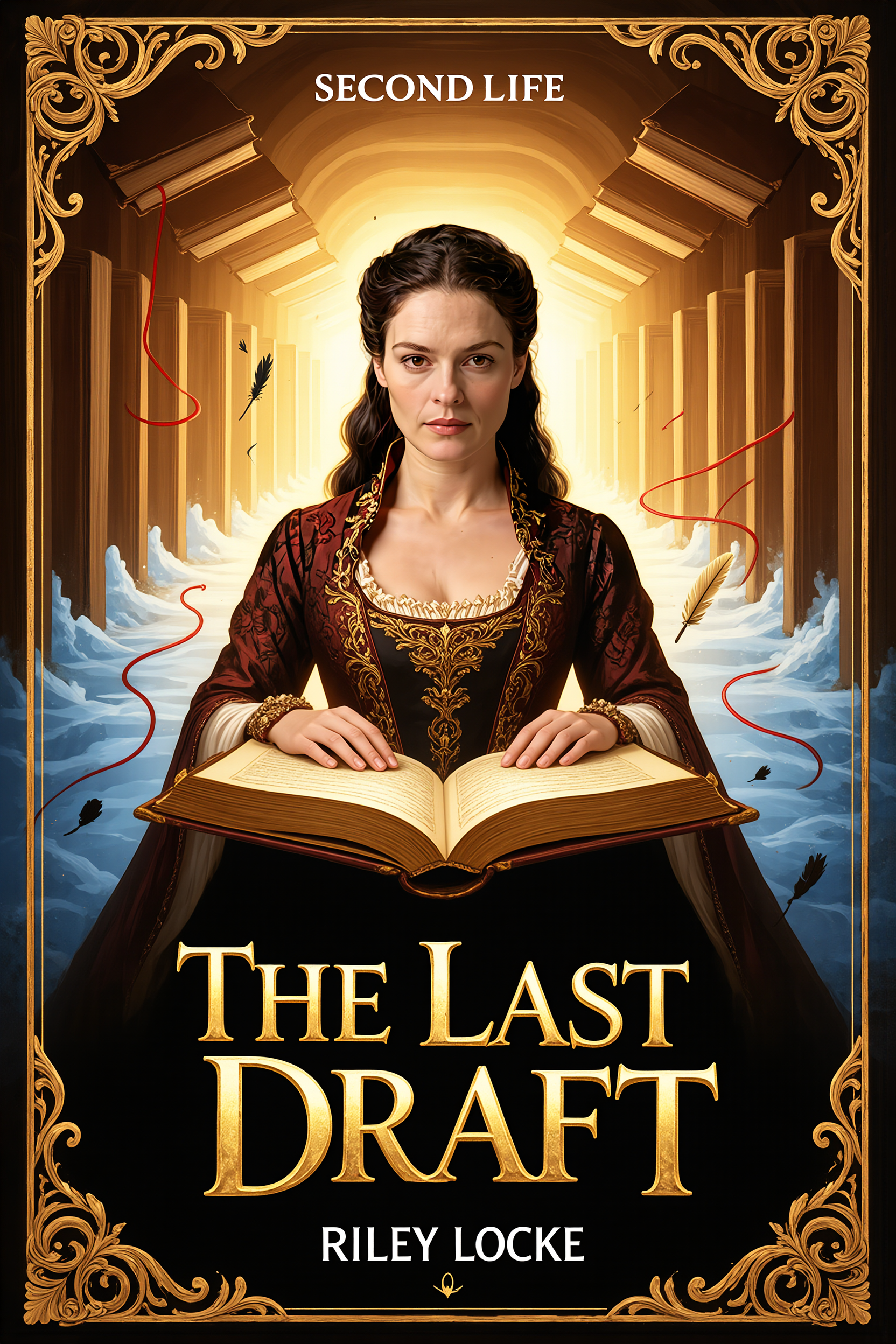 The Last Draft - novel cover generator AI image