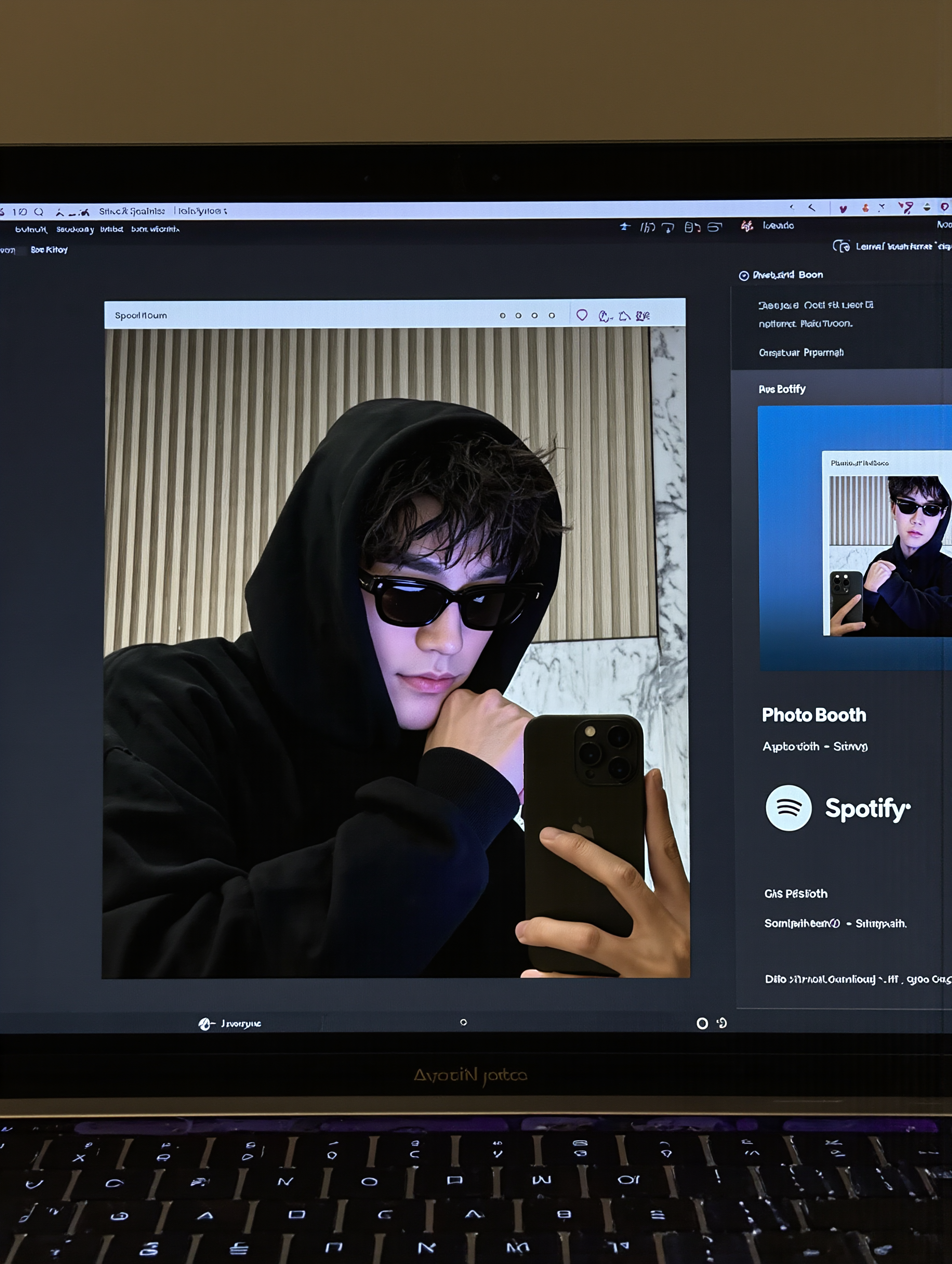 Selfie🤳 - selfie desktop wallpaper AI image