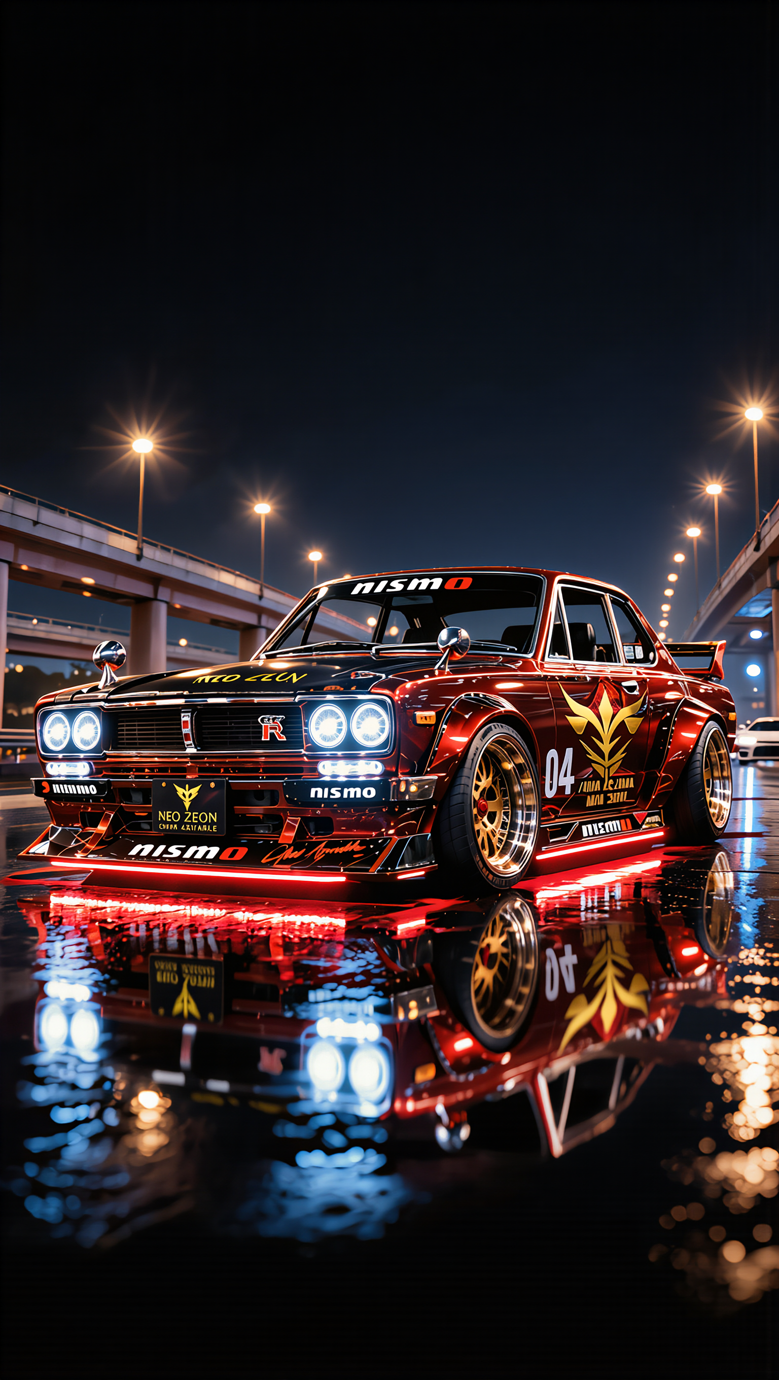 ハコスカミーティング会場 - create char AI image