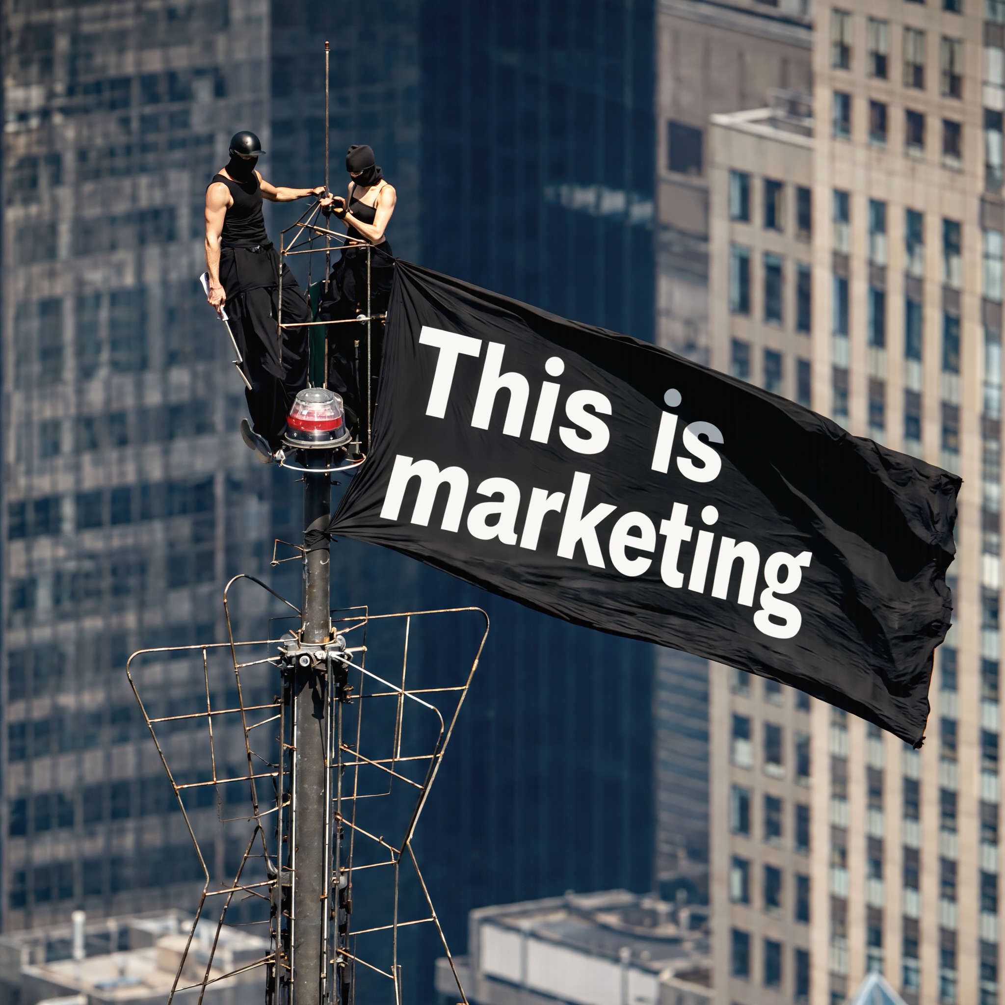 This is marketing - marketing intent AI image