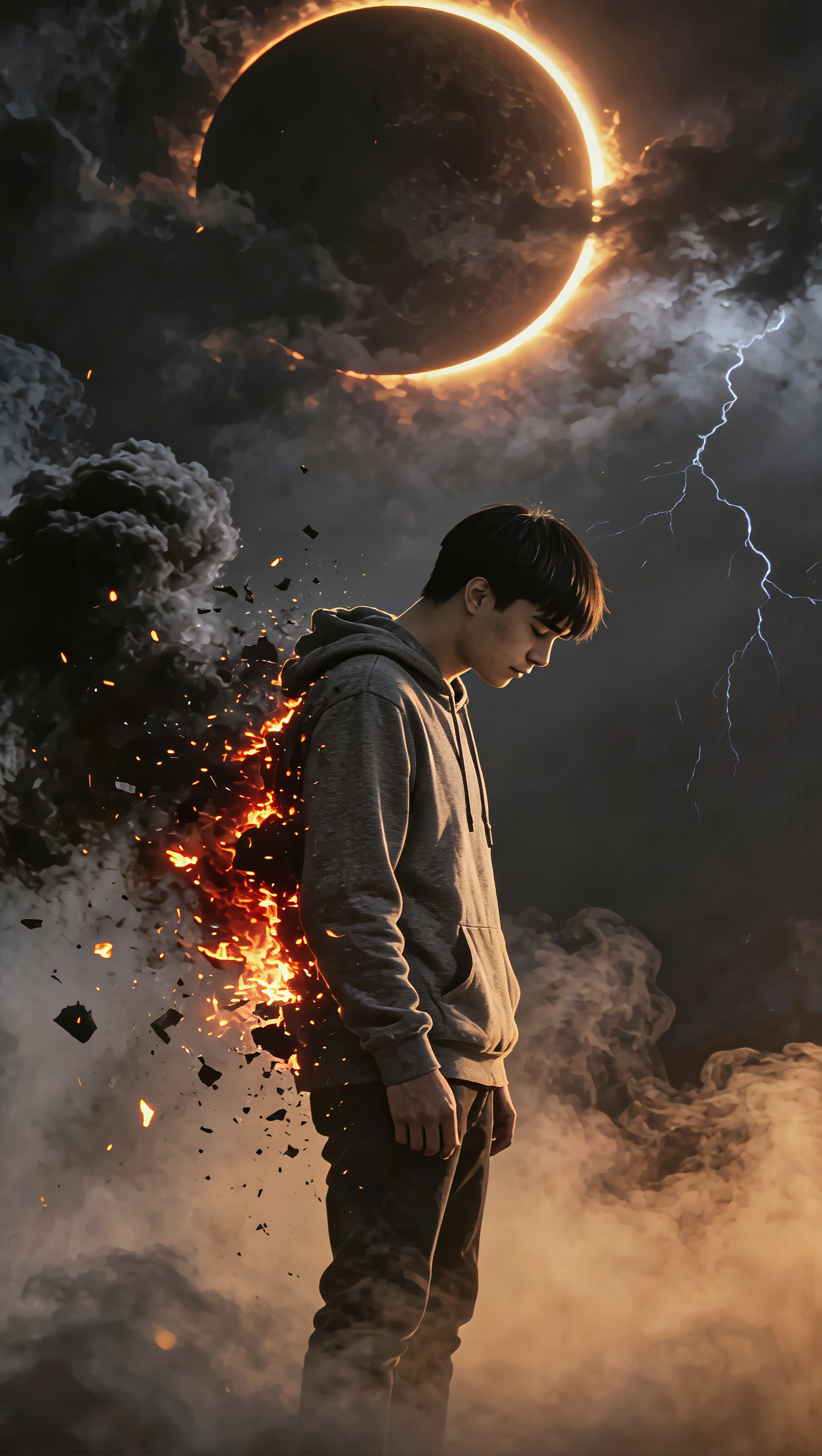 Kling AI work 319658648503004 - person transparent background AI image