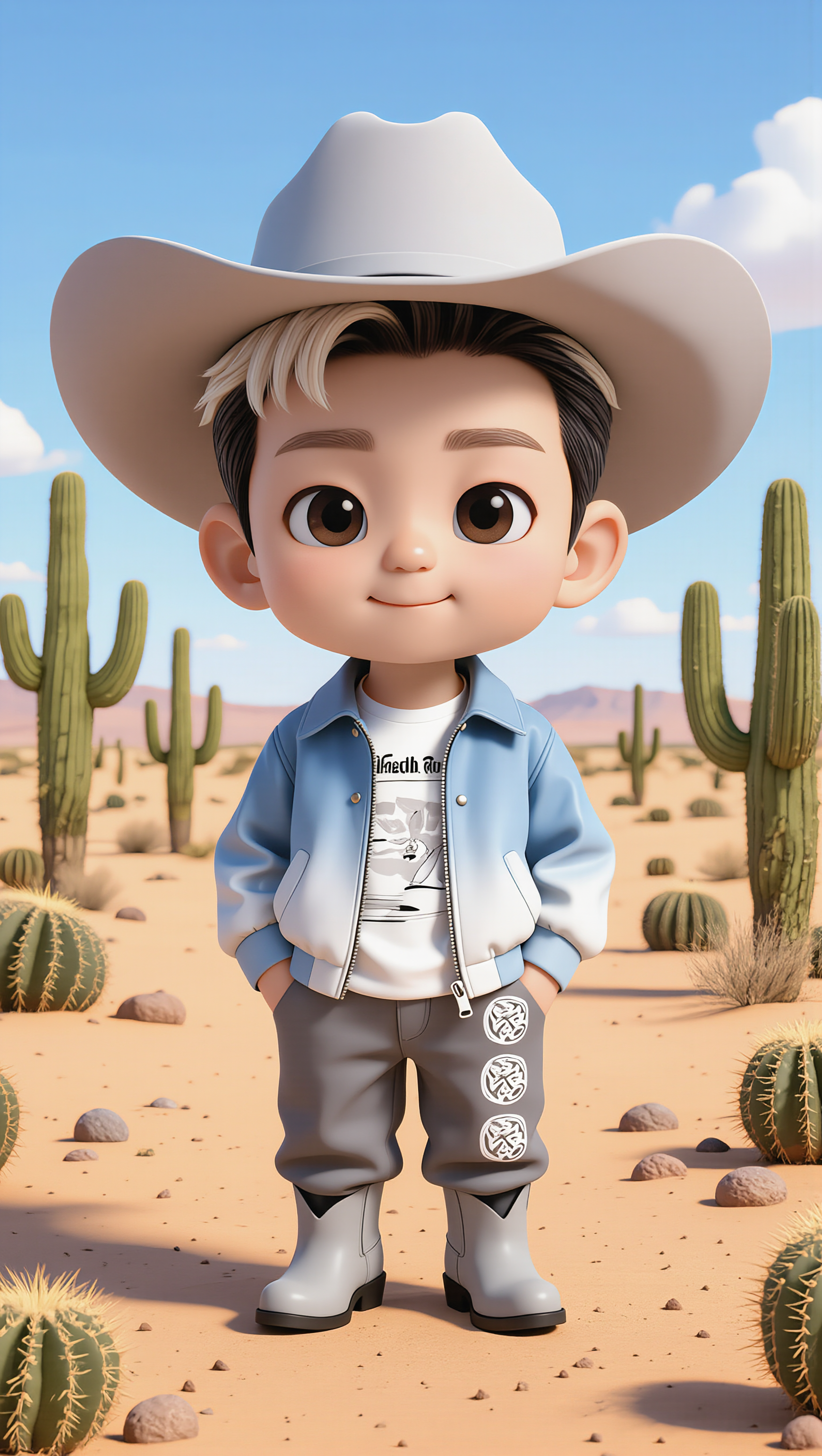Kling AI work 310471072522724 - boy short hair style photo AI image