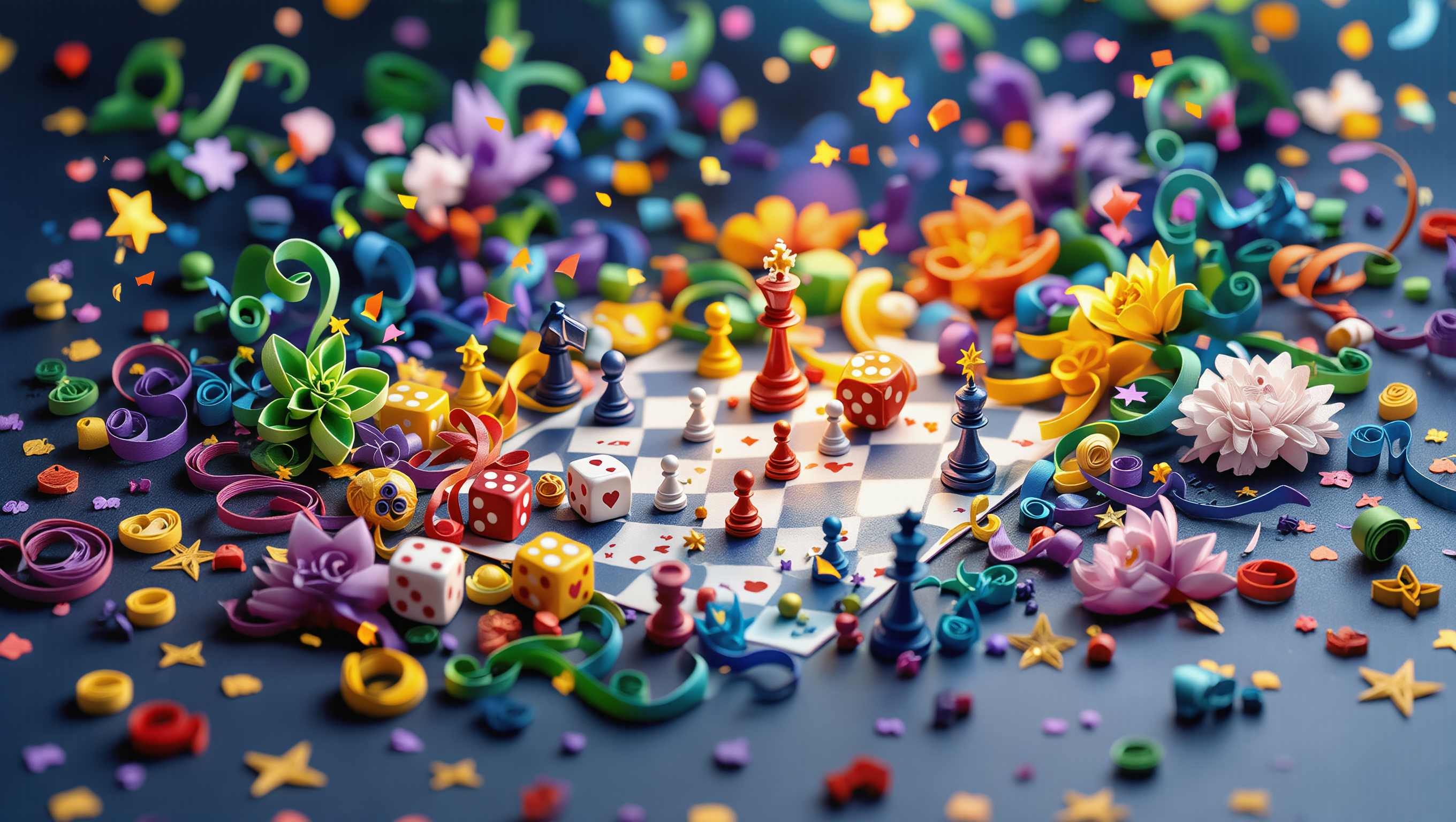 Paper Game Magic - paper stop motion AI image